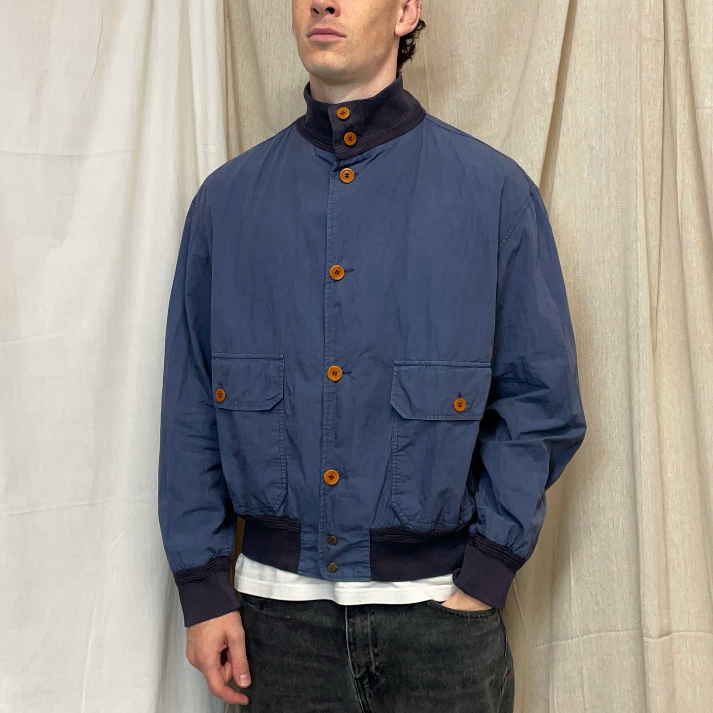 C.P. Company Dark Blue SS95 Lightweight Bomber Jacket