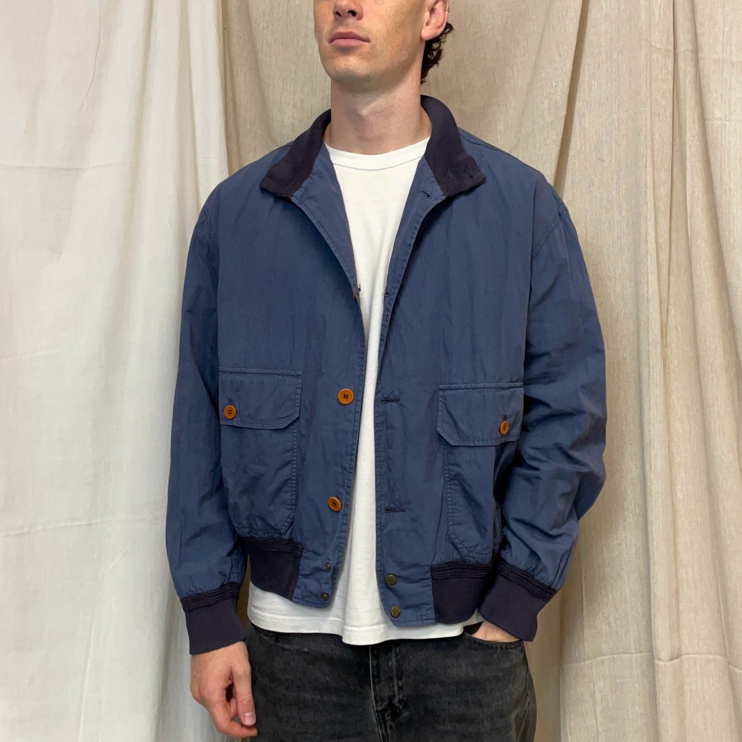 C.P. Company Dark Blue SS95 Lightweight Bomber Jacket