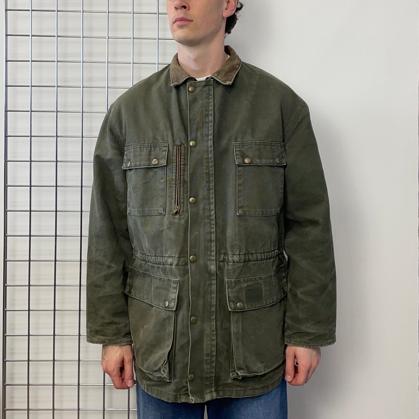 Carhartt Khaki 90s Lined Chore Jacket