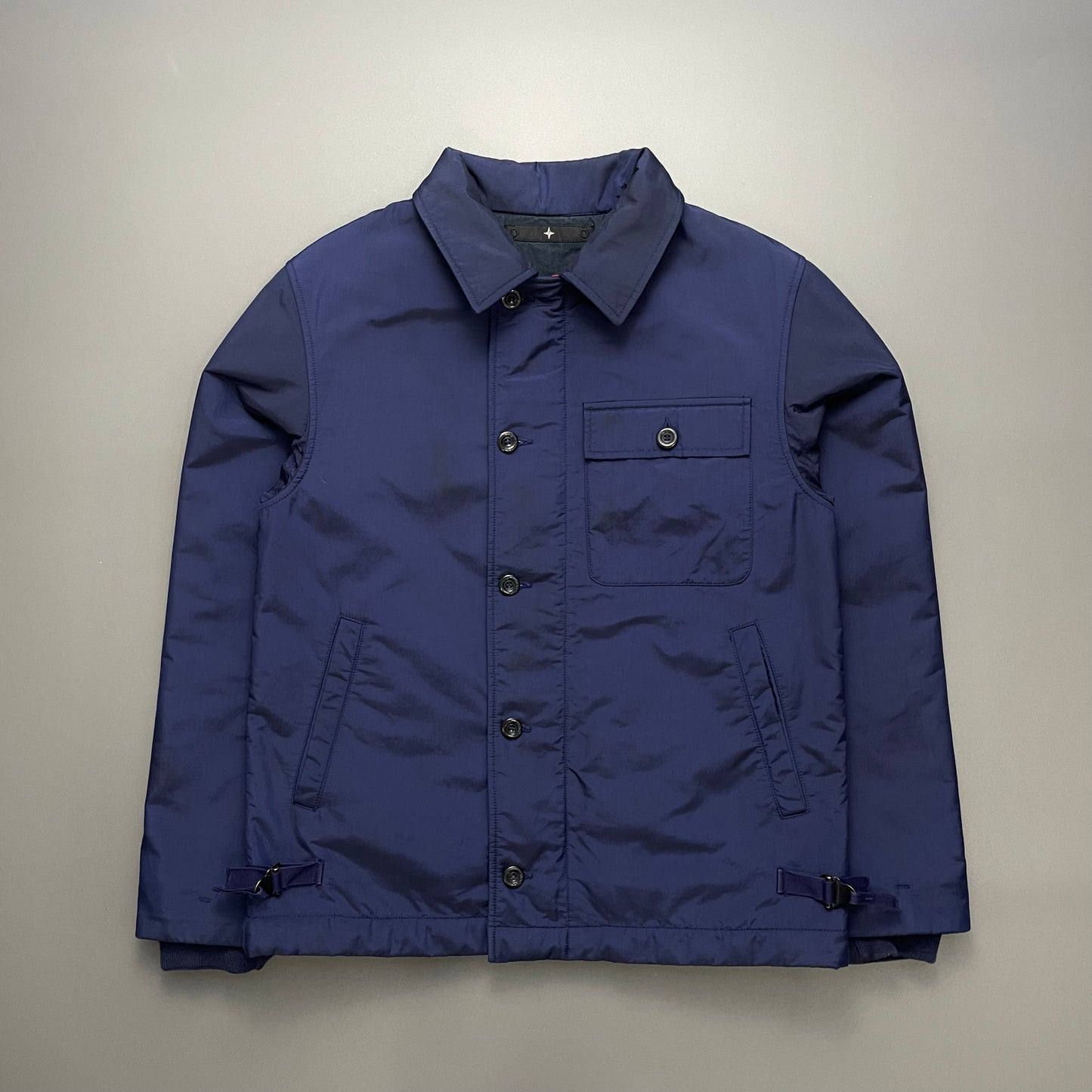 Stone Island Denims Navy AW02 Nylon Padded Jacket