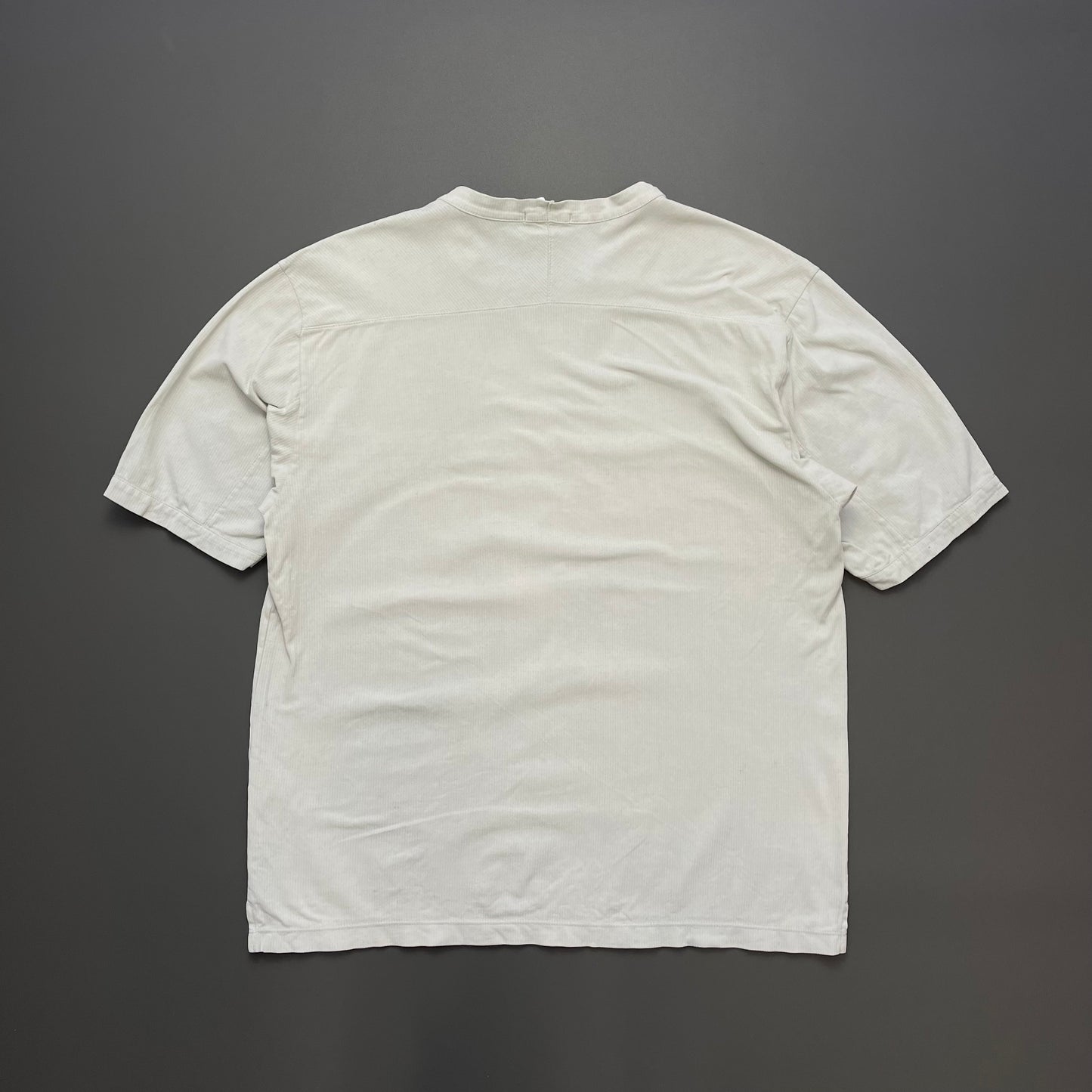 Stone Island Grey SS02 Stitch Spellout T-Shirt