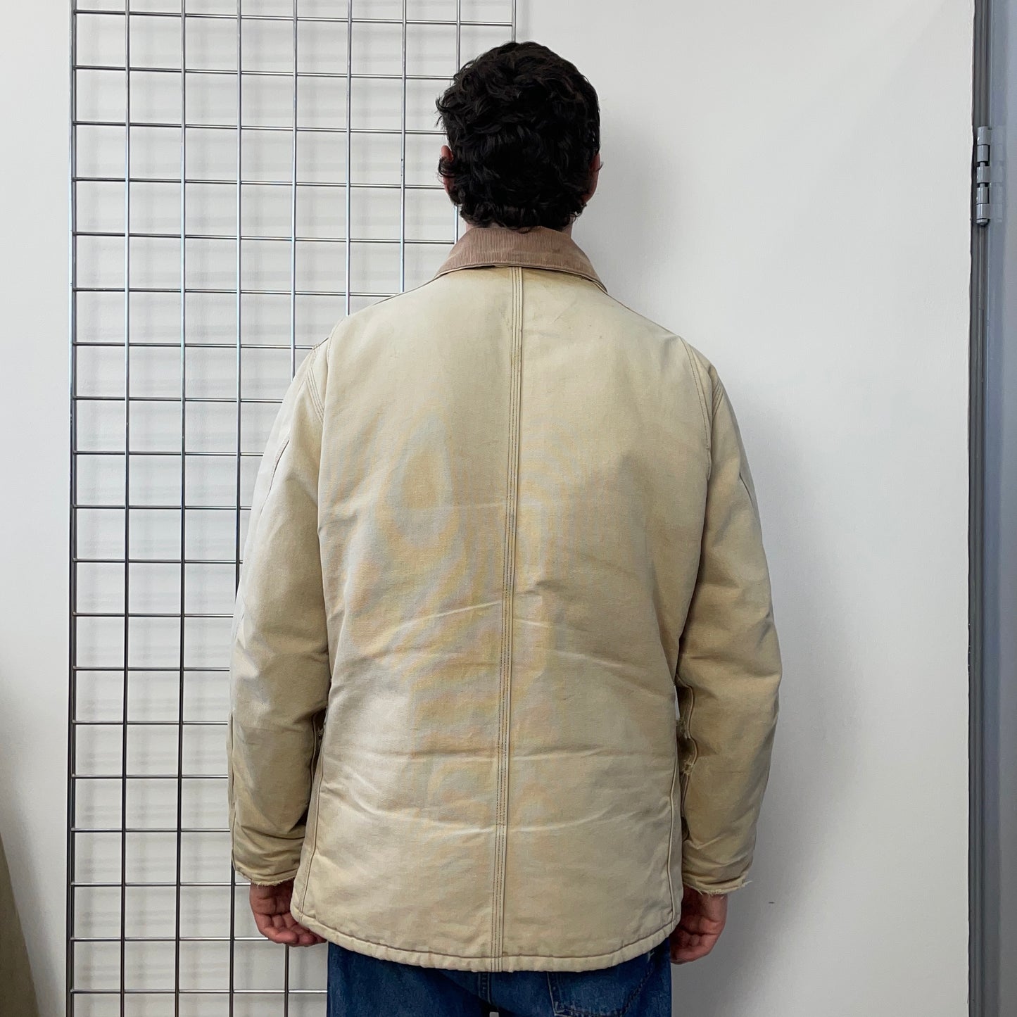 Carhartt Beige 00s Arctic Quilted Chore Jacket
