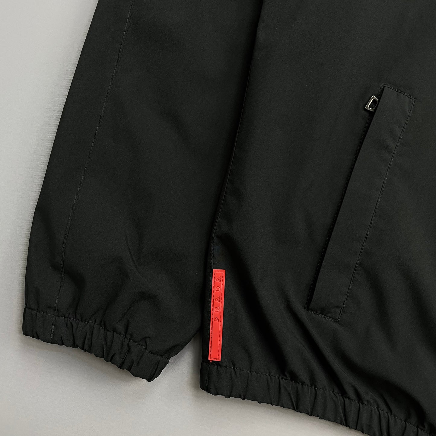 Prada Sport Black 2008 Windstopper Harrington Jacket