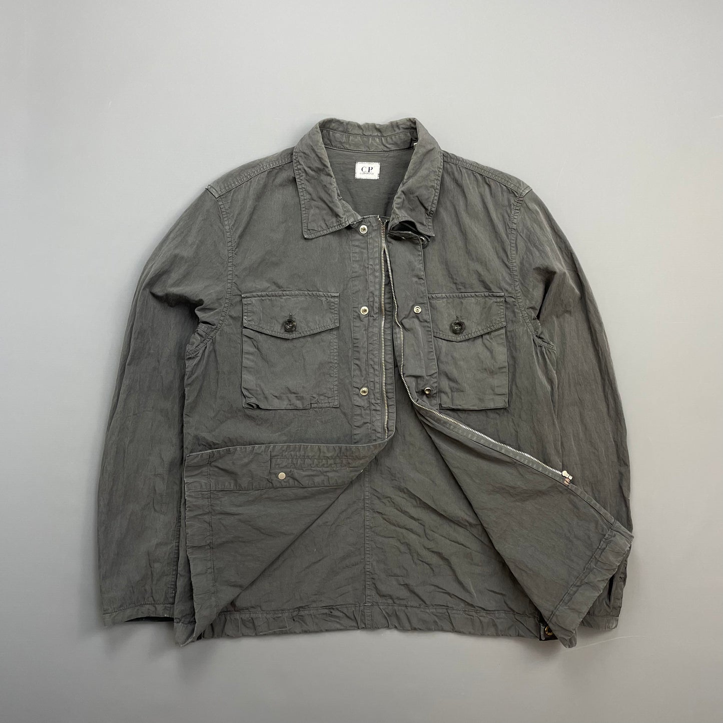 C.P. Company Grey SS10 Cotton/Nylon Lightweight Overshirt Jacket