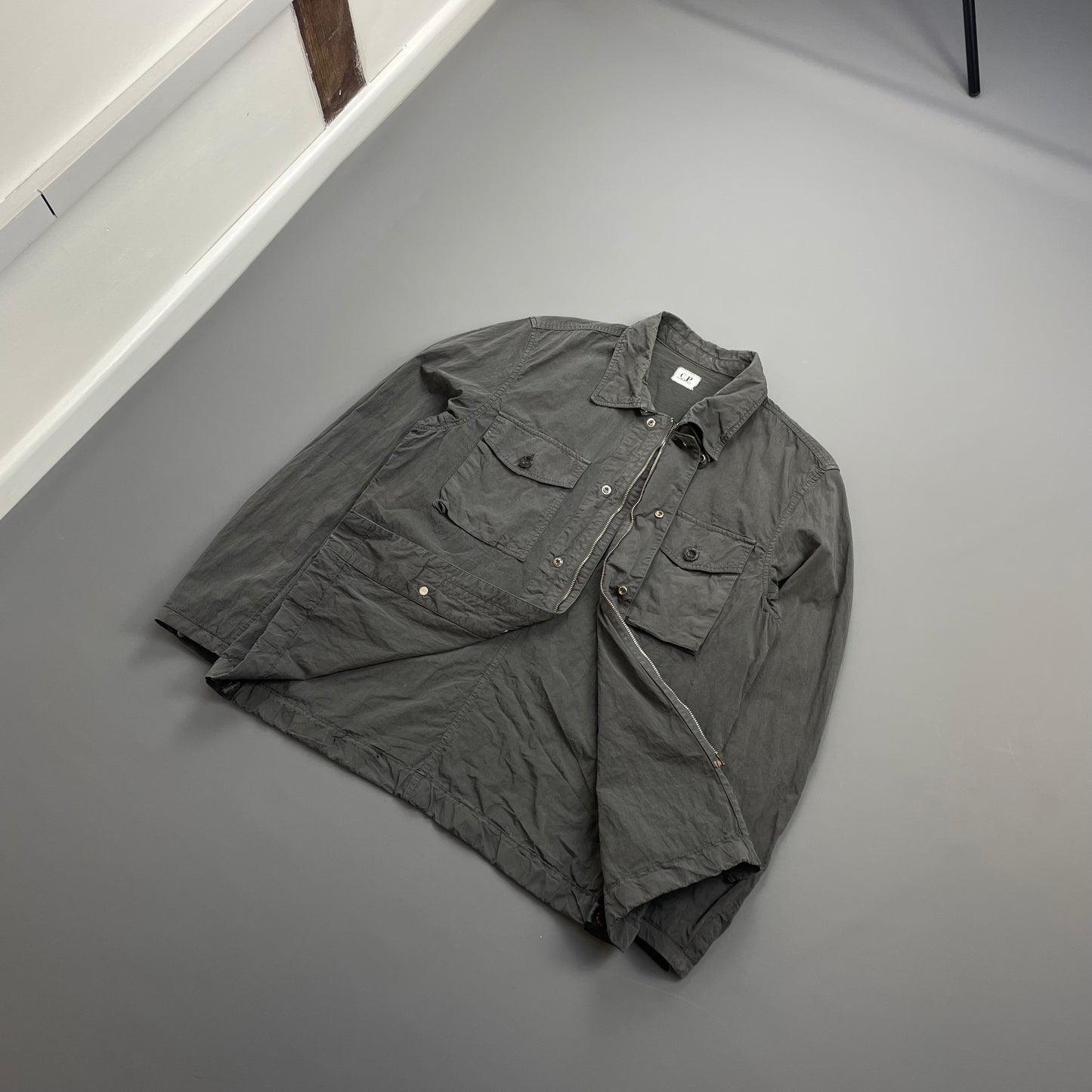 C.P. Company Grey SS10 Cotton/Nylon Lightweight Overshirt Jacket
