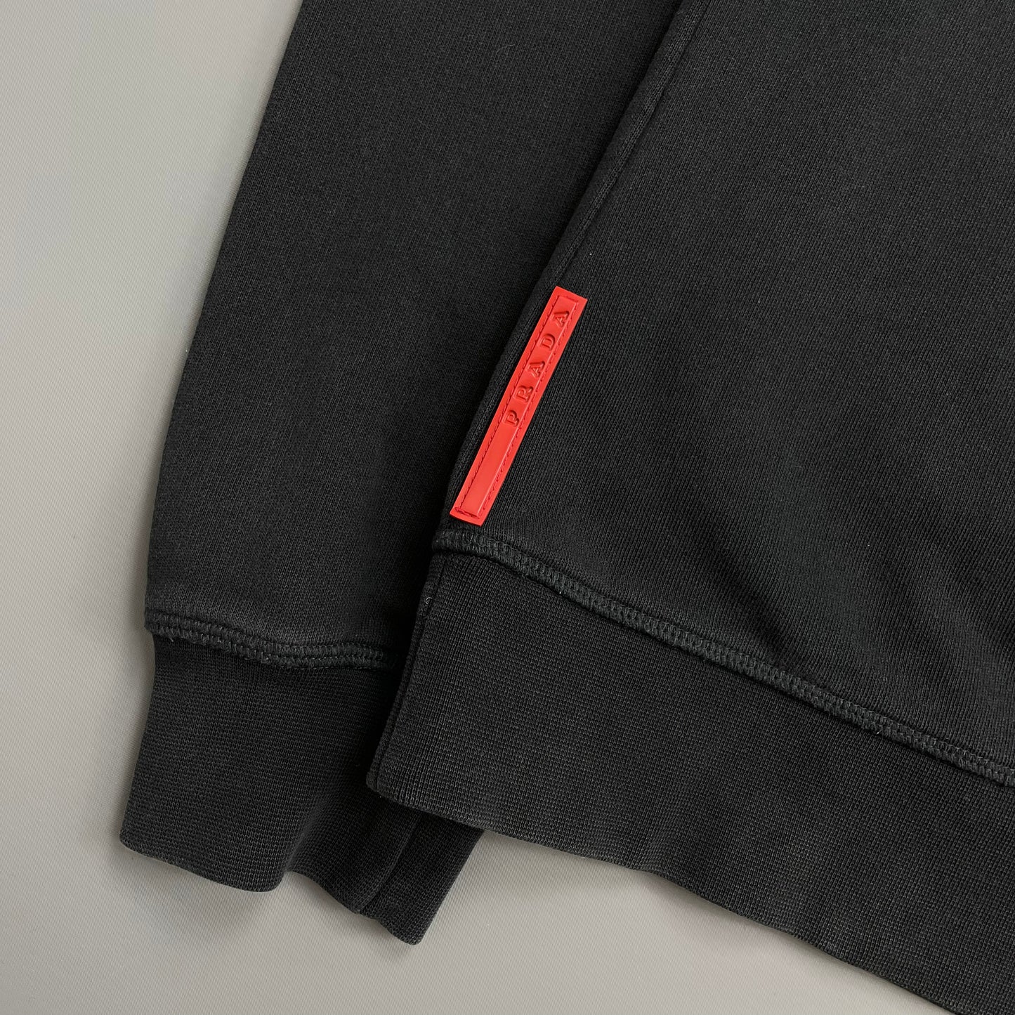 Prada Sport Dark Grey 2007 Cotton Crewneck Sweatshirt