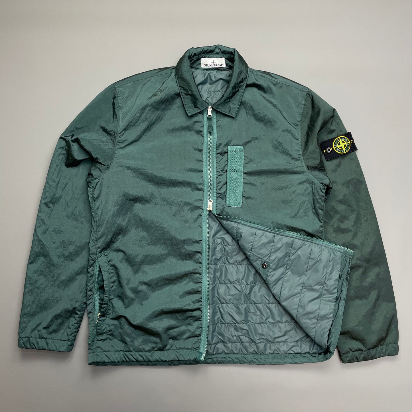 Stone Island Blue Nylon Metal Econyl Primaloft TC Overshirt Jacket AW22 - BNWT