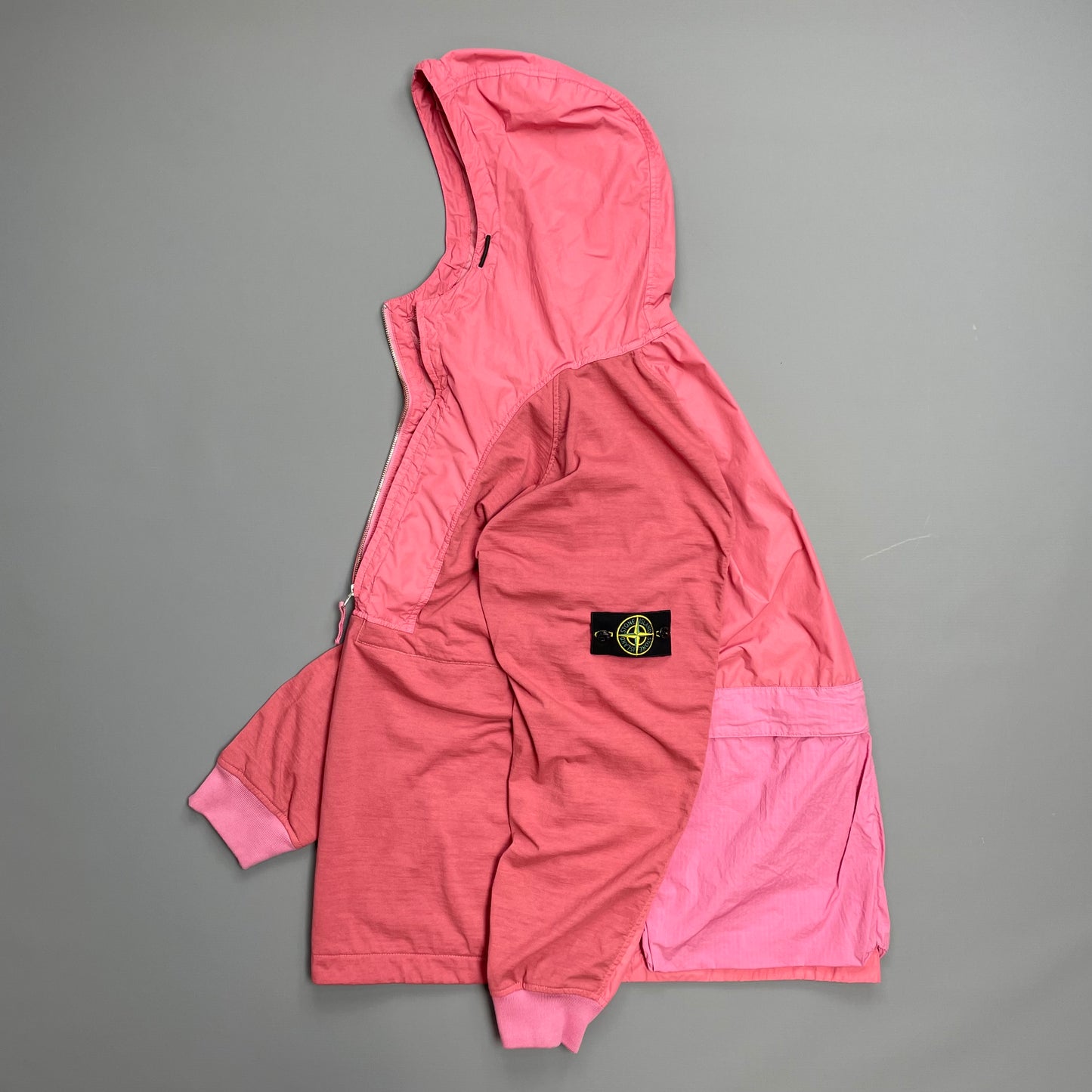 Stone Island Pink Mix Fabric Hype-TC Smock Jacket SS23 - BNWT