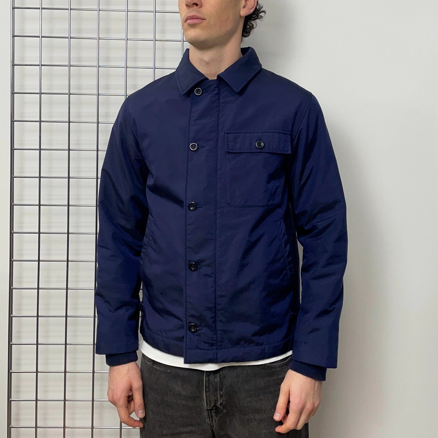 Stone Island Denims Navy AW02 Nylon Padded Jacket