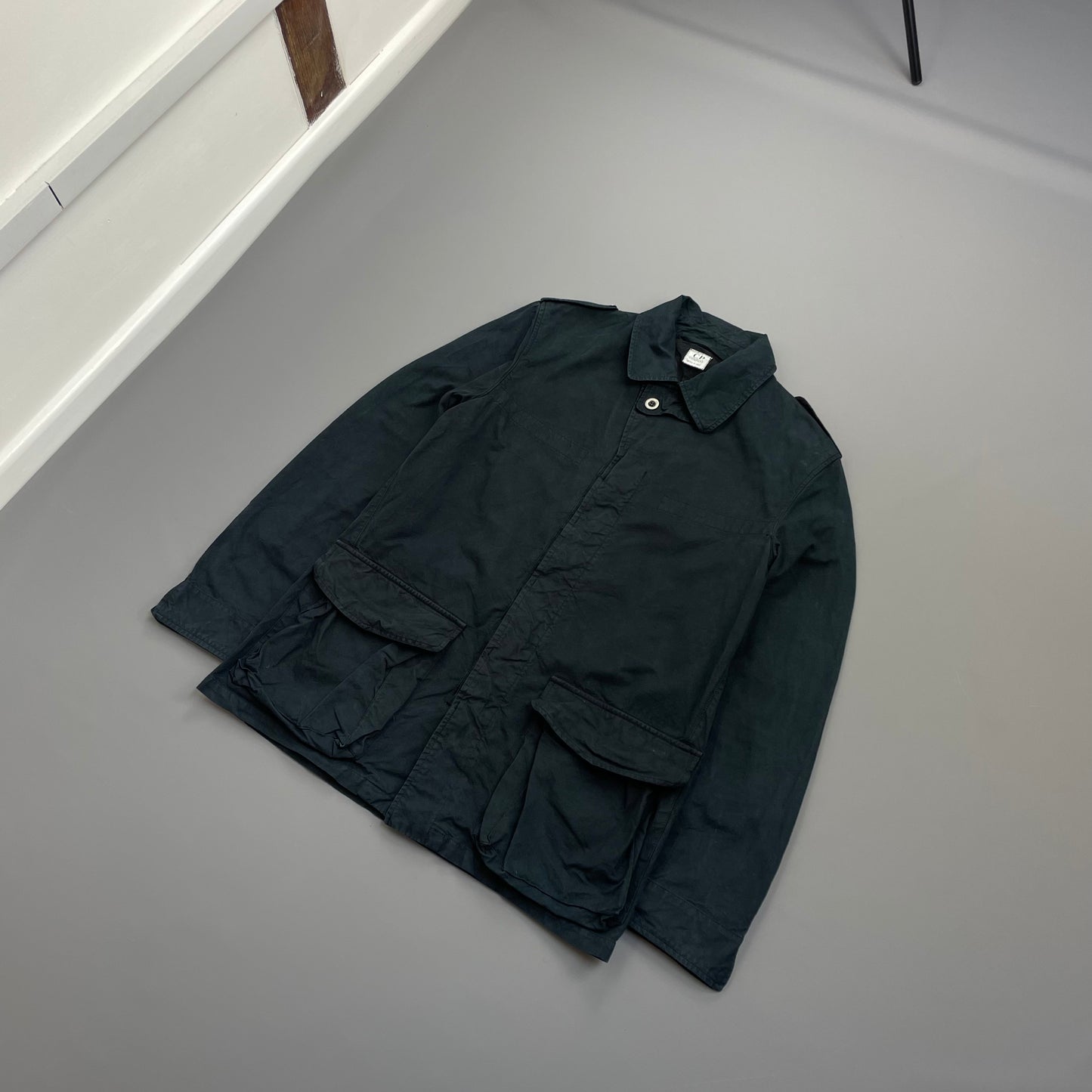 C.P. Company Navy SS02 Minimal Tailored Cotton Field Jacket