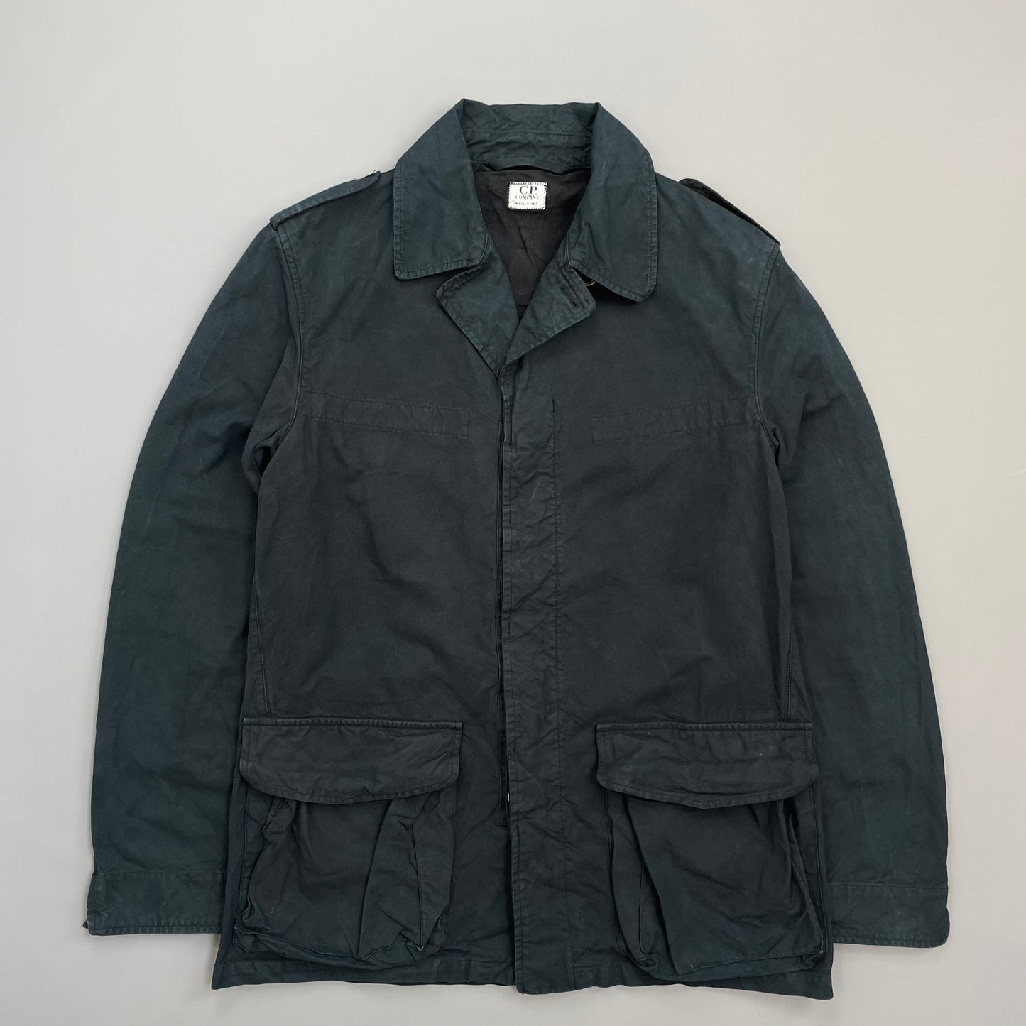 C.P. Company Navy SS02 Minimal Tailored Cotton Field Jacket