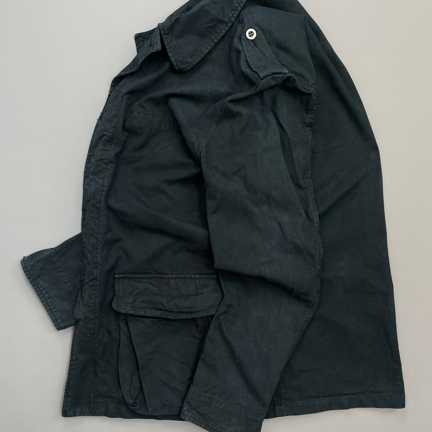 C.P. Company Navy SS02 Minimal Tailored Cotton Field Jacket