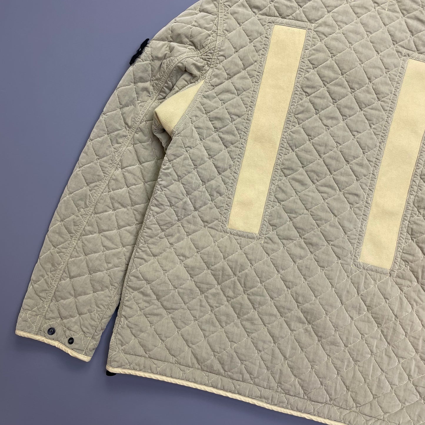Stone Island Beige 50 Fili Quilted-TC Capo Campionario Jacket AW23