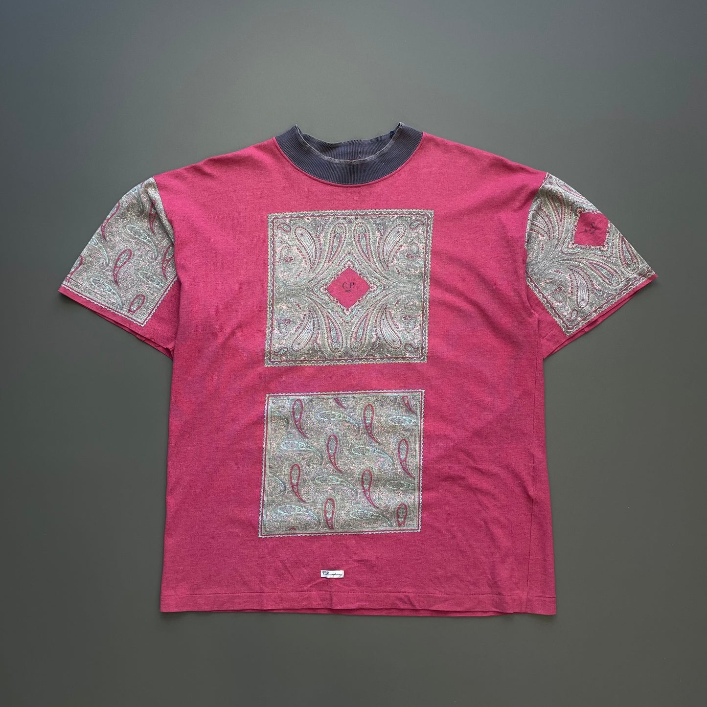 C.P. Company Red 80s Paisley Ideas From Massimo Ostio T-Shirt