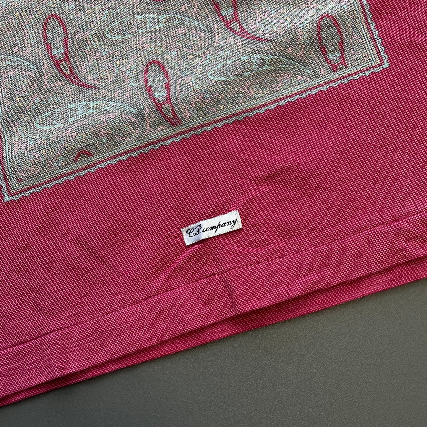 C.P. Company Red 80s Paisley Ideas From Massimo Ostio T-Shirt