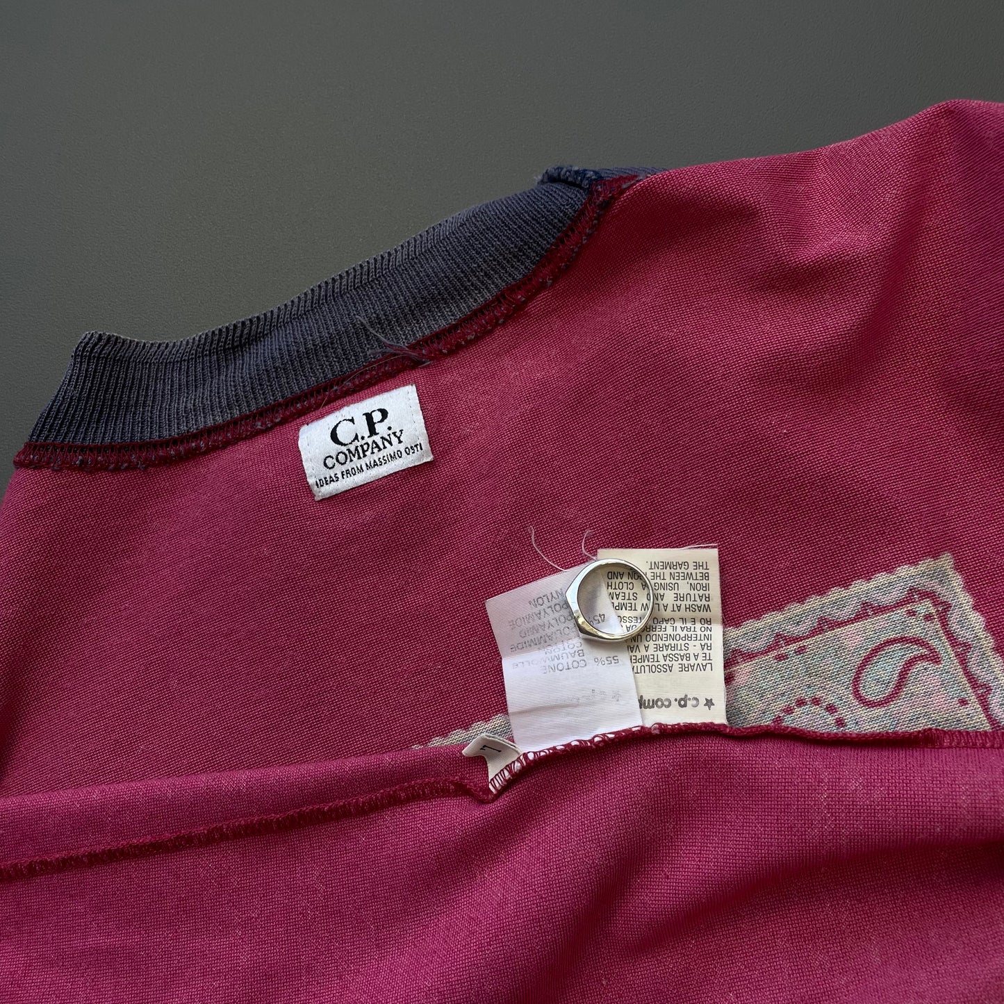 C.P. Company Red 80s Paisley Ideas From Massimo Ostio T-Shirt