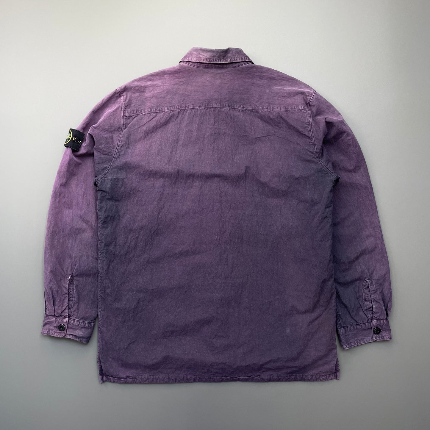 Stone Island Navy Purple AW02 Lined Overshirt Jacket