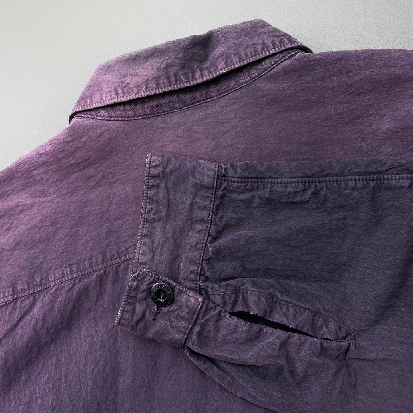 Stone Island Navy Purple AW02 Lined Overshirt Jacket