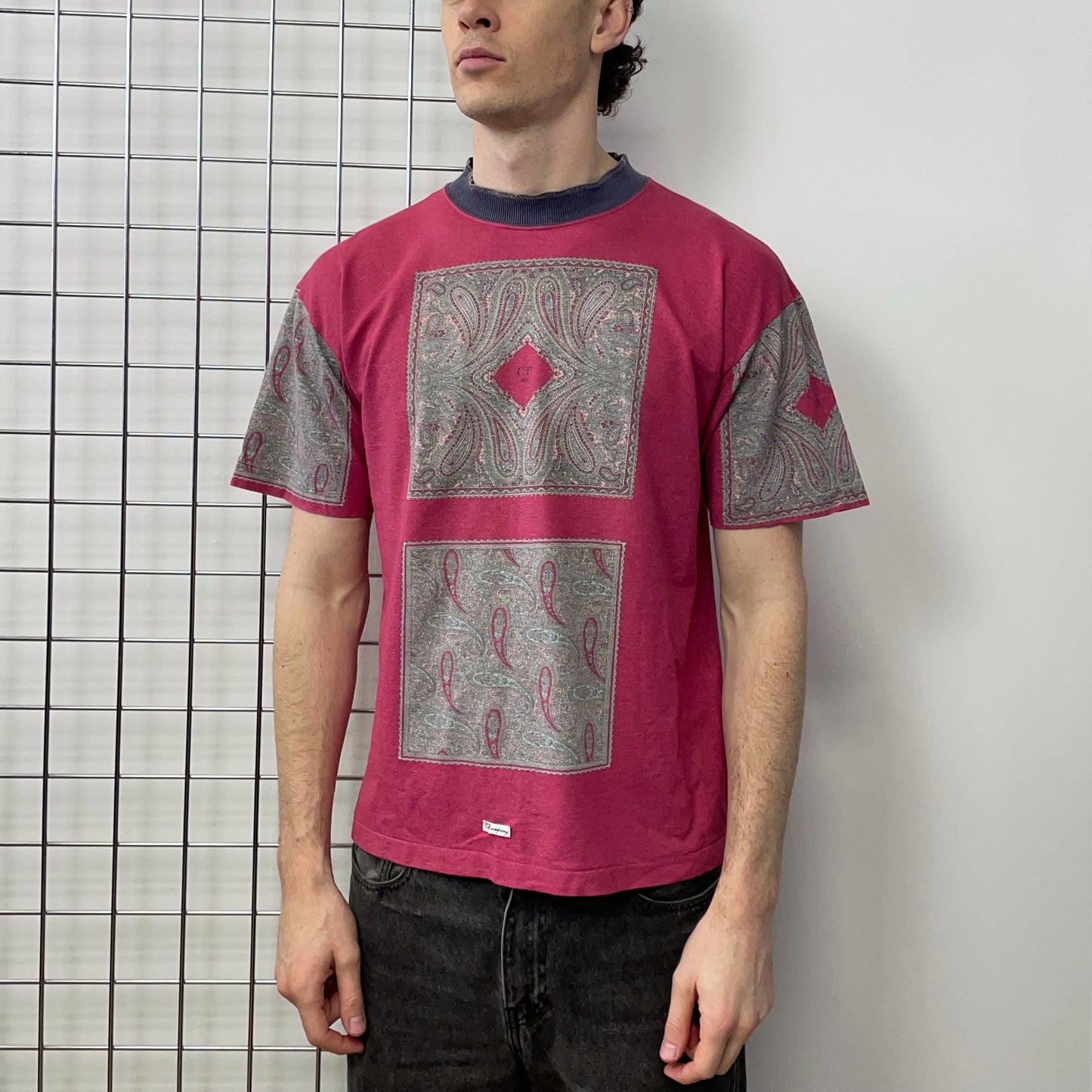 C.P. Company Red 80s Paisley Ideas From Massimo Ostio T-Shirt