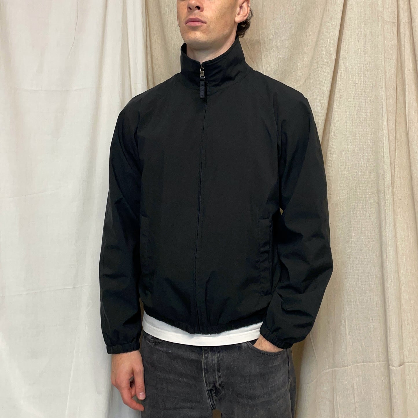 Prada Sport Black 2008 Windstopper Harrington Jacket