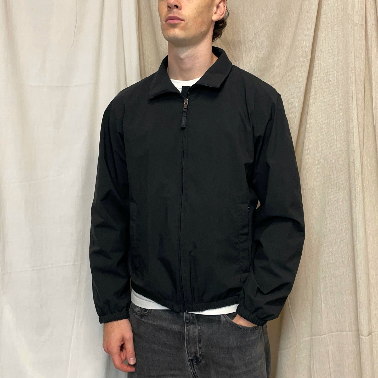 Prada Sport Black 2008 Windstopper Harrington Jacket