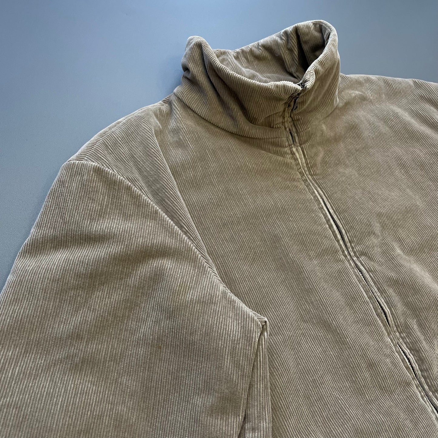 Prada Sport Brown 00s Padded Quilt-Lined Corduroy Jacket