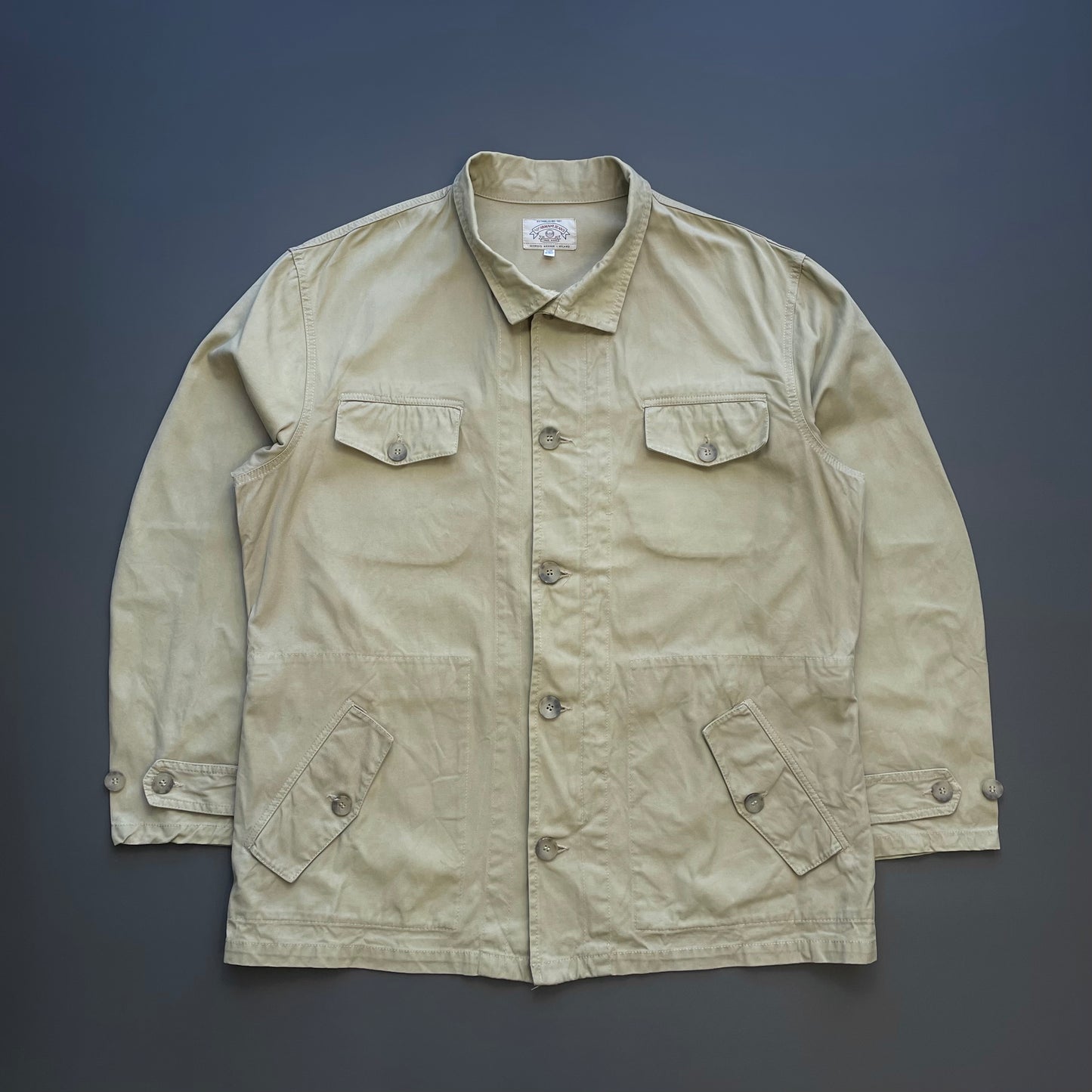 Armani Jeans Beige 90s Cotton Chore Jacket