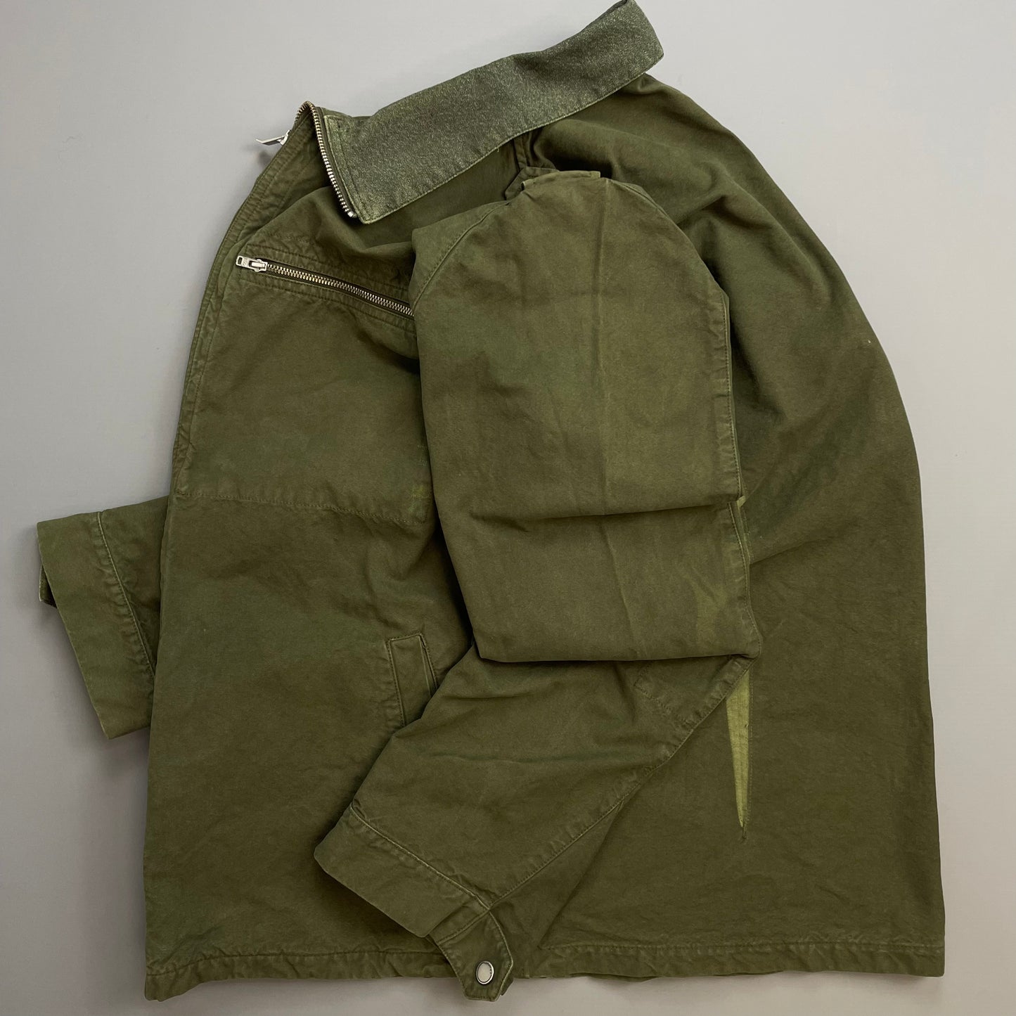 C.P. Company Khaki SS02/03 Cotton Zip-Through Field Jacket