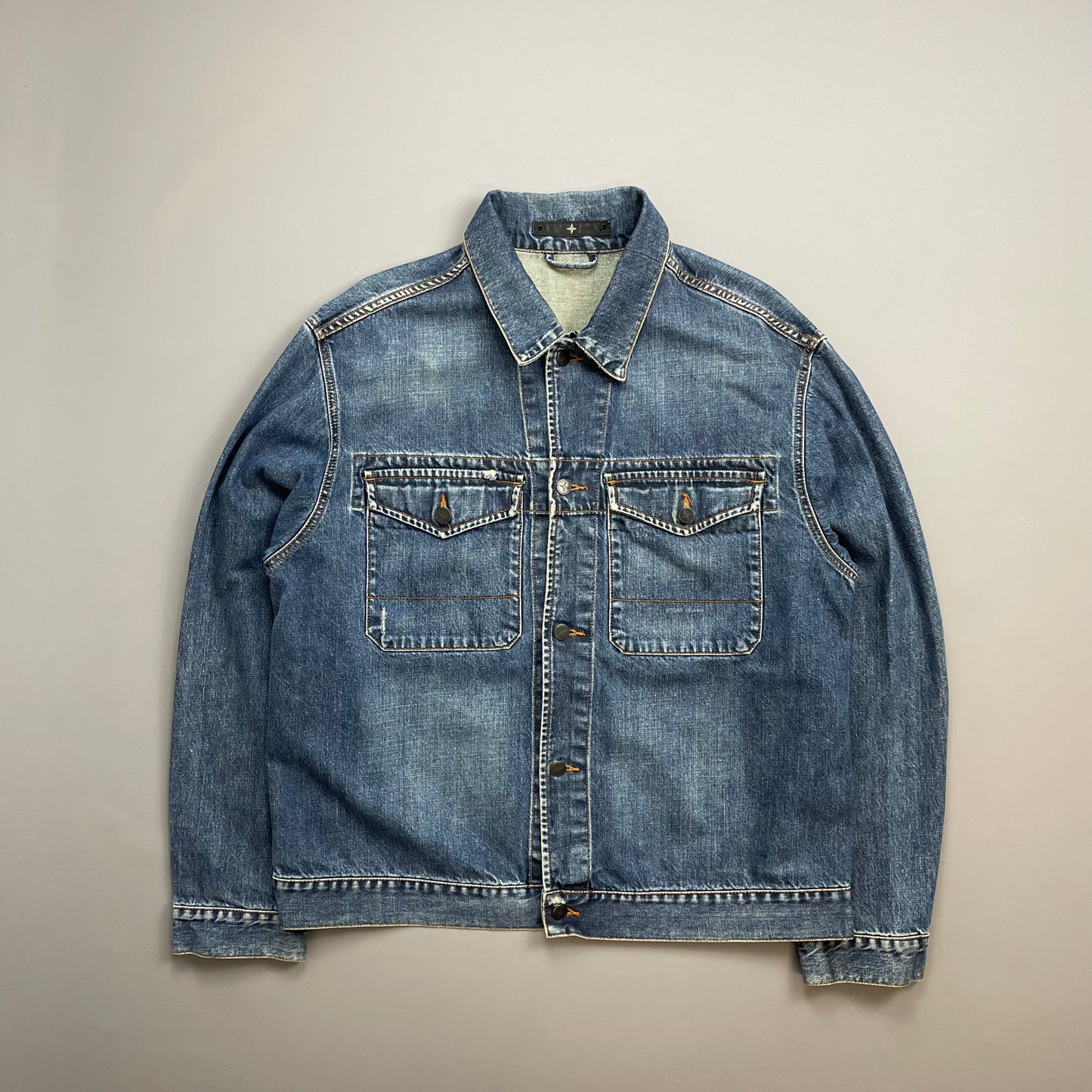 Stone Island Denims Blue AW06 Denim Trucker Jacket