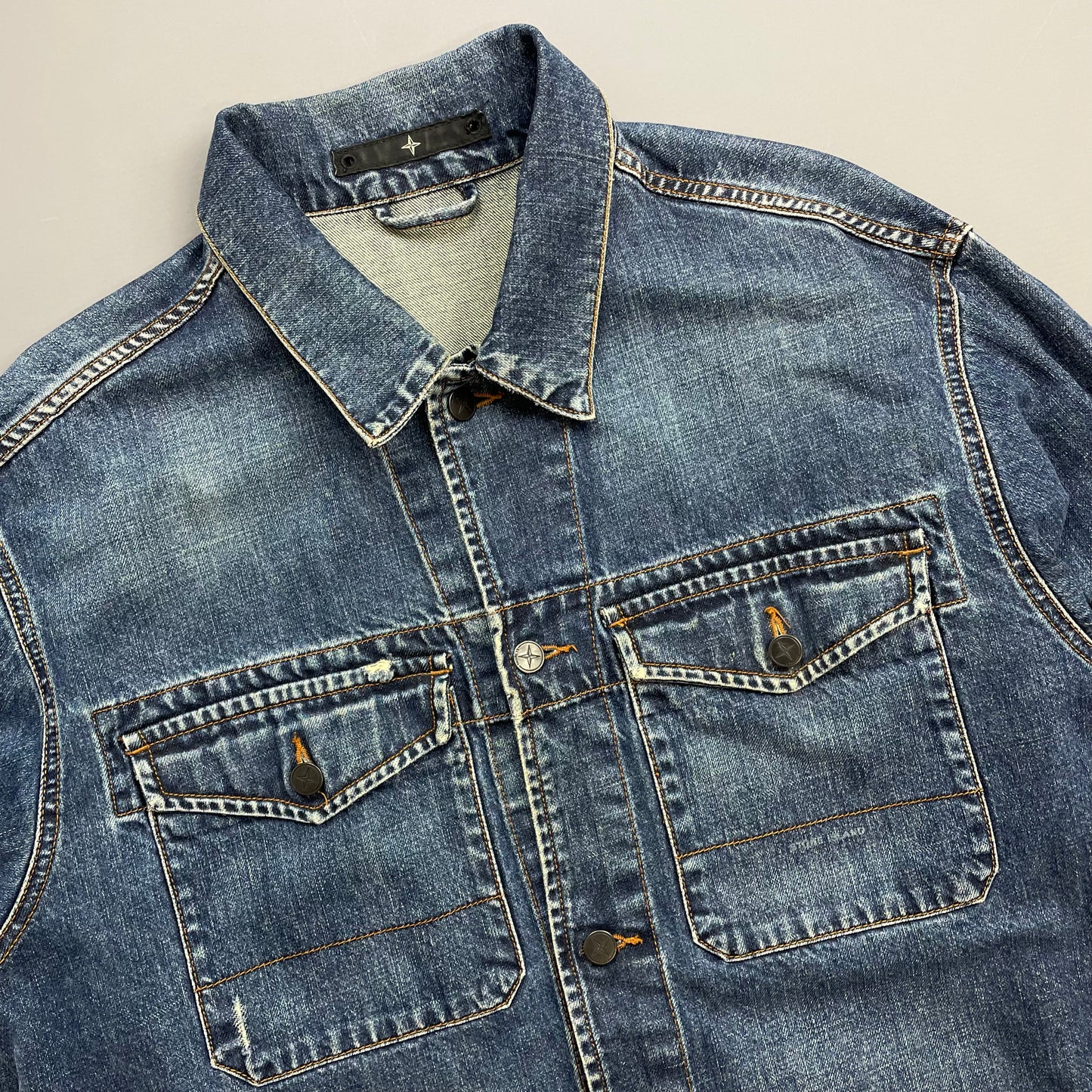 Stone Island Denims Blue AW06 Denim Trucker Jacket