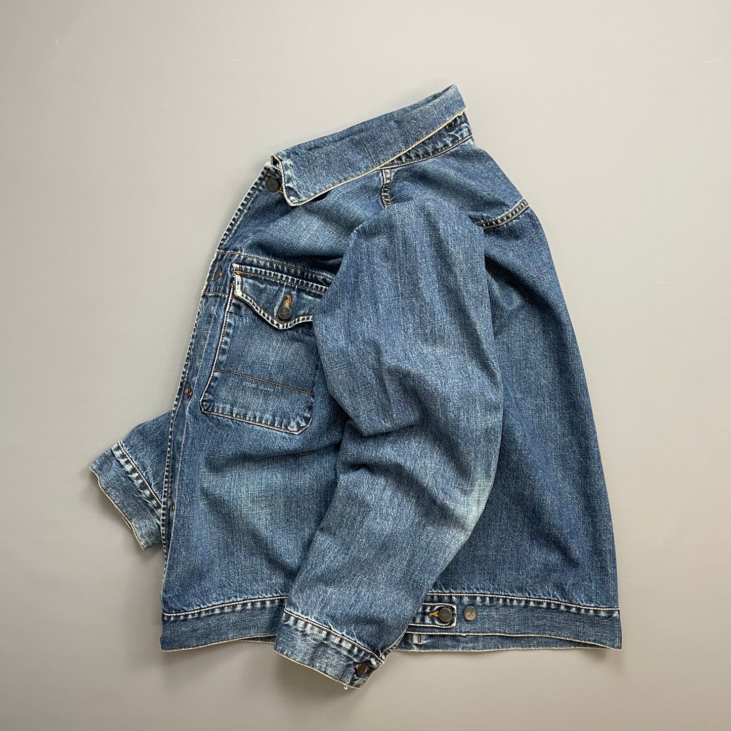 Stone Island Denims Blue AW06 Denim Trucker Jacket