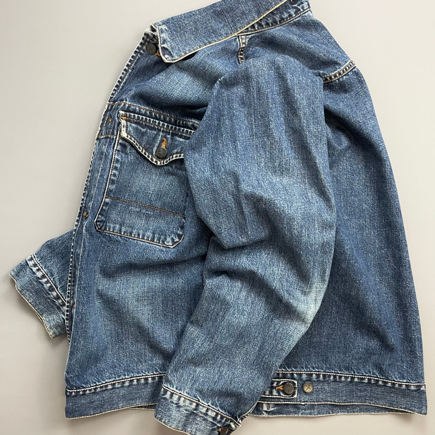 Stone Island Denims Blue AW06 Denim Trucker Jacket