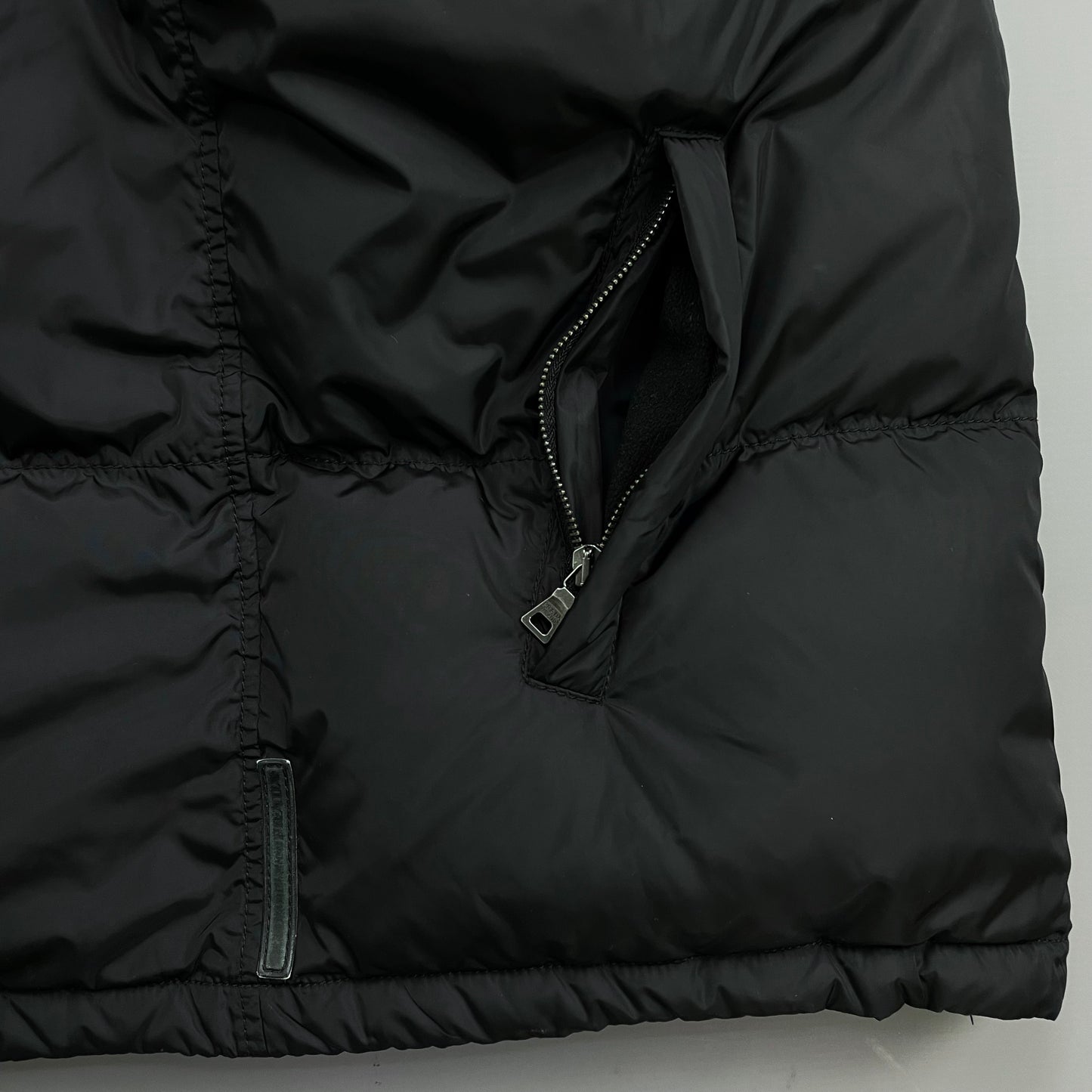 Prada Sport Black 2008 Nylon Down Puffer Gilet
