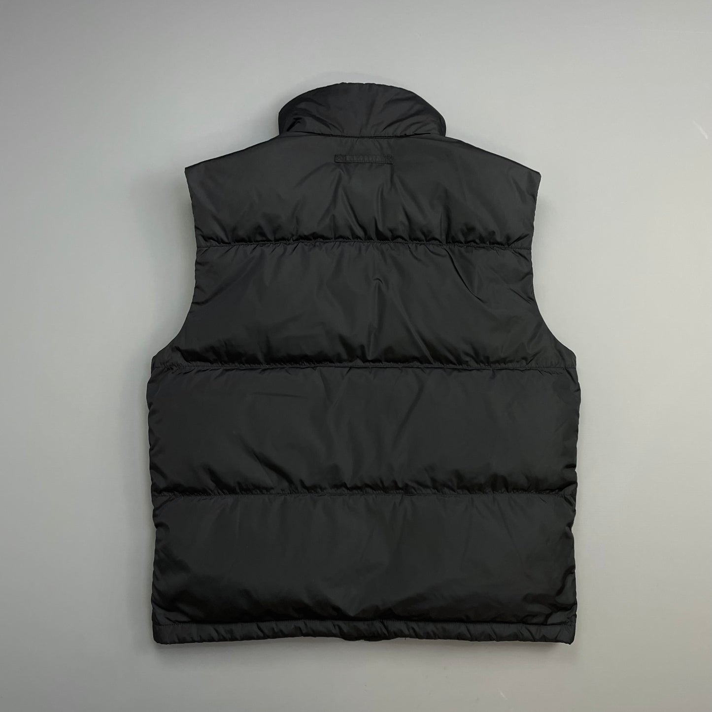 Prada Sport Black 2008 Nylon Down Puffer Gilet
