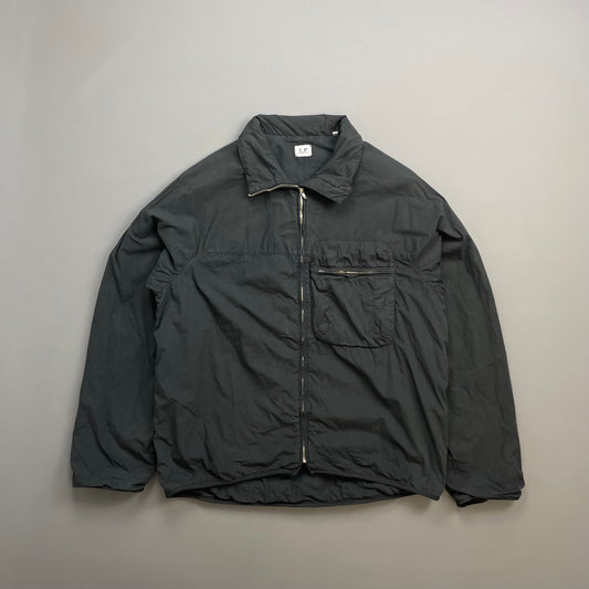 C.P. Company Black/Grey AW04 Cotton & Nylon Lightweight Lined Harrington Jacket