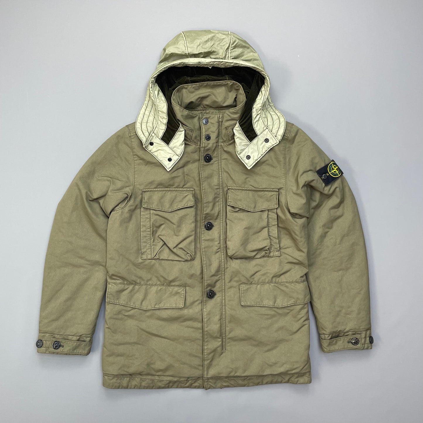 Stone Island Khaki David-TC Primaloft Insulation Field Jacket AW19