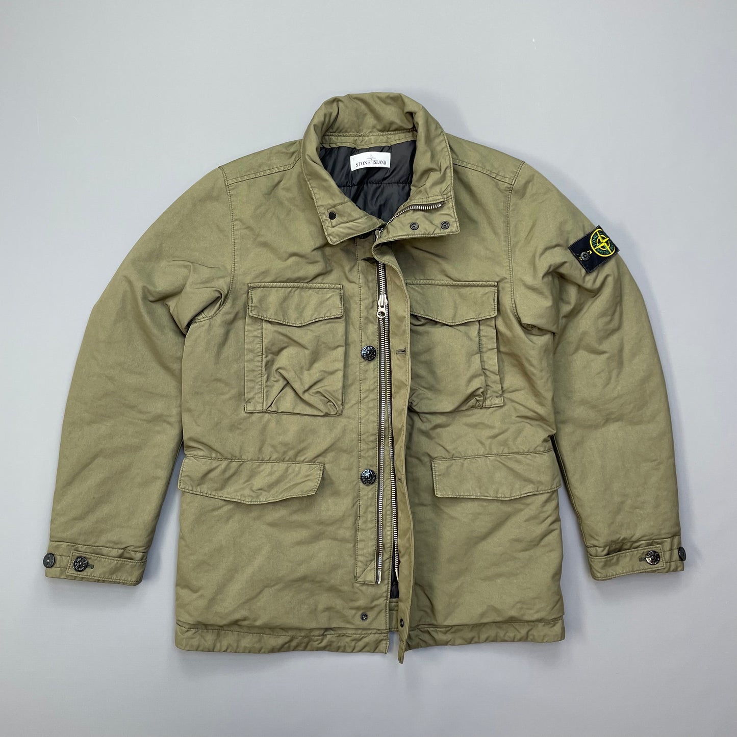 Stone Island Khaki David-TC Primaloft Insulation Field Jacket AW19