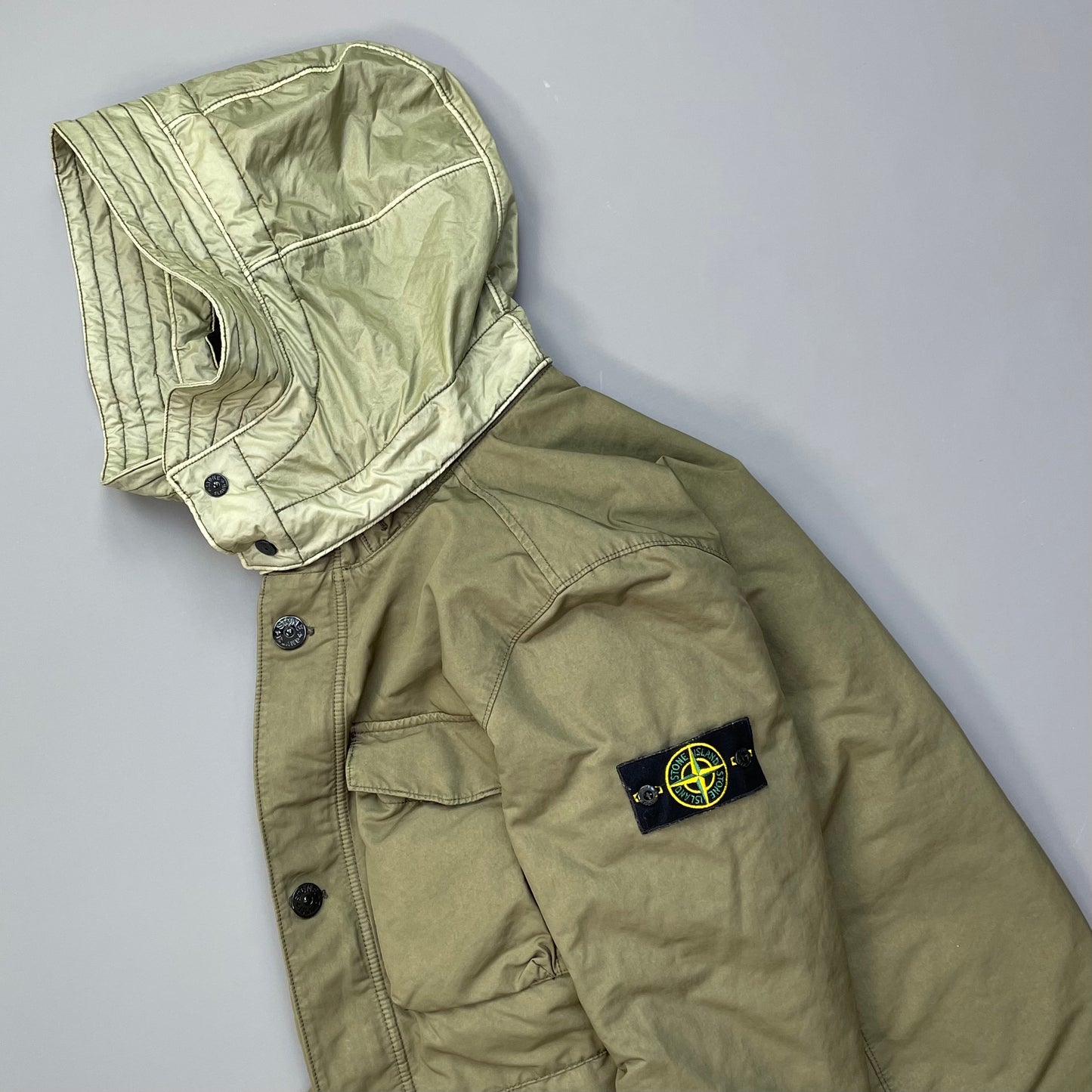 Stone Island Khaki David-TC Primaloft Insulation Field Jacket AW19