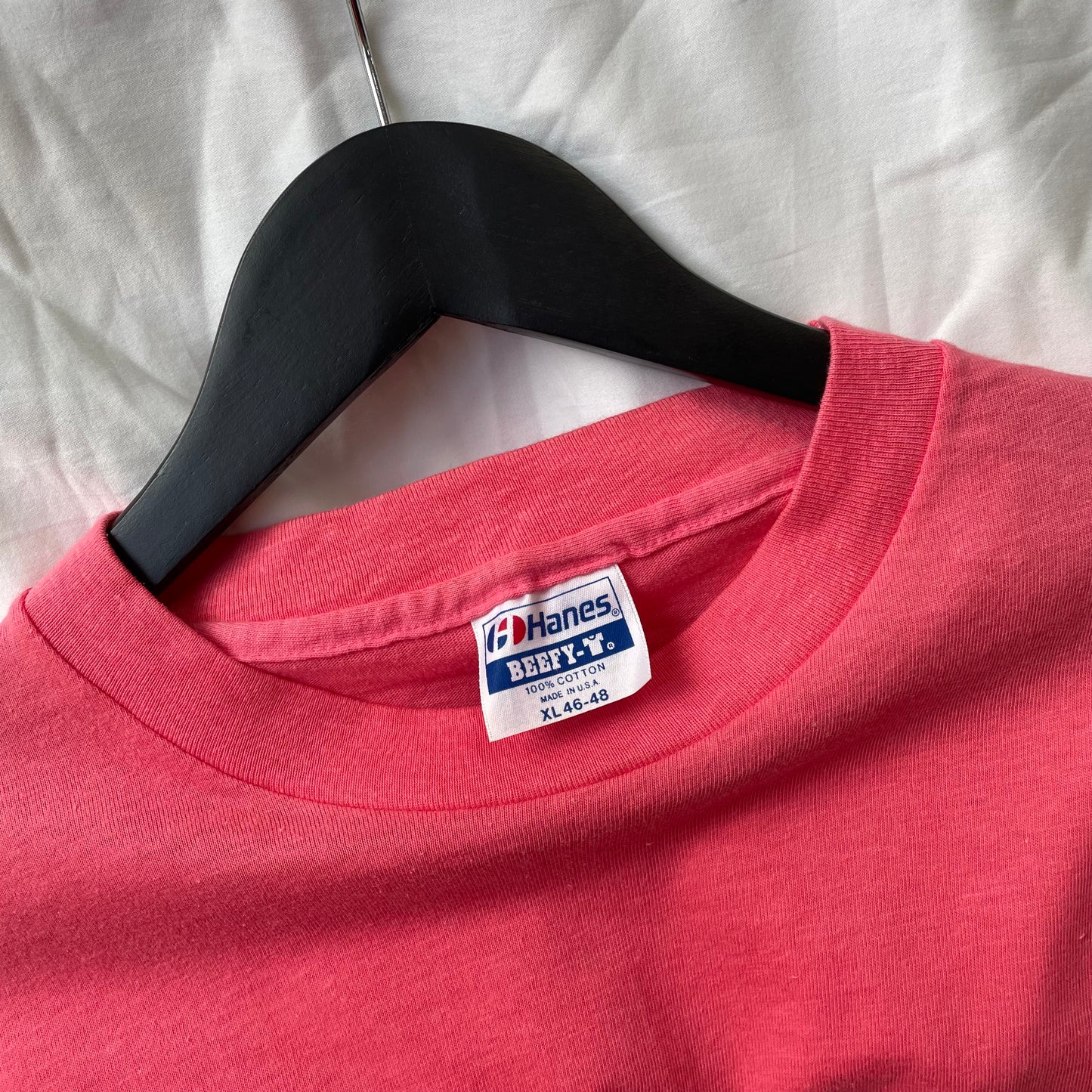 Vintage Hanes Pink 90s T-Shirt