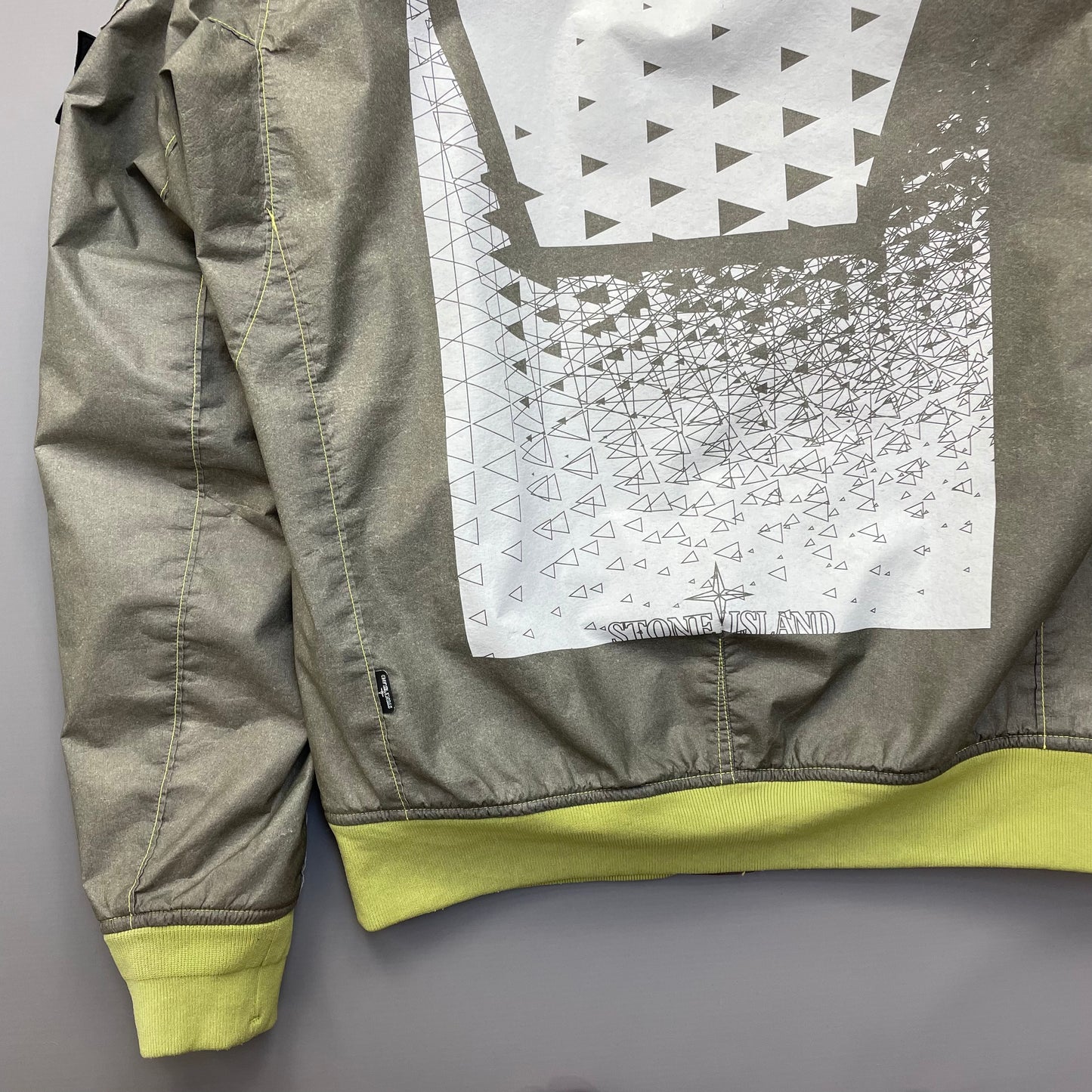 Stone Island Green Poly-Hide 2L Shadow Project 10th Anniversary Bomber Jacket 2018
