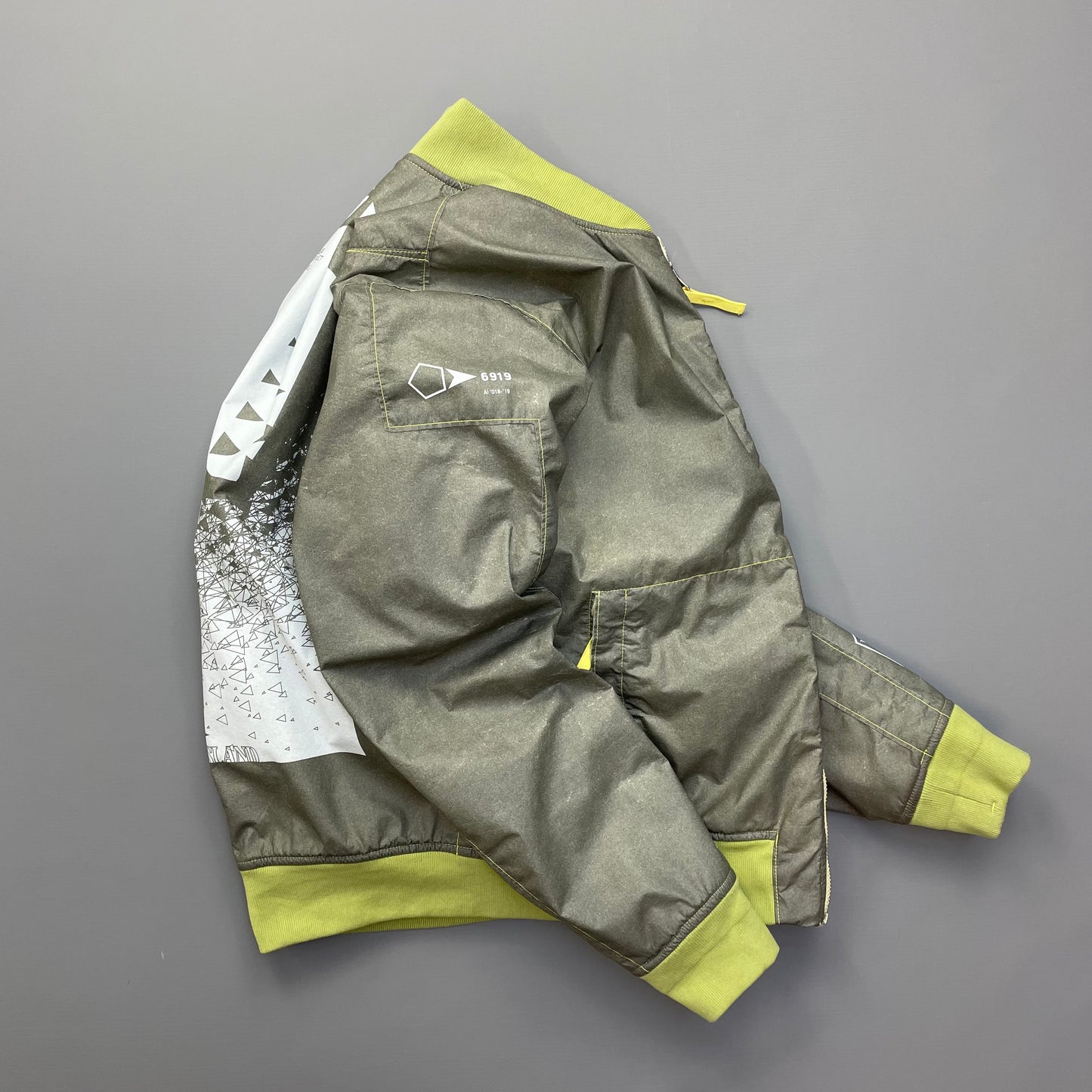 Stone Island Green Poly-Hide 2L Shadow Project 10th Anniversary Bomber Jacket 2018