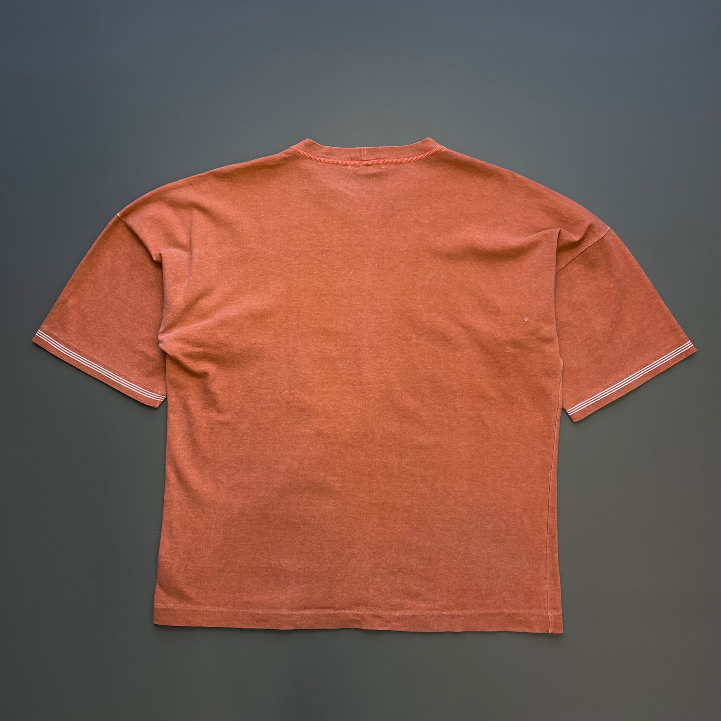 Stone Island Burnt Orange 80s Marina Spellout T-Shirt