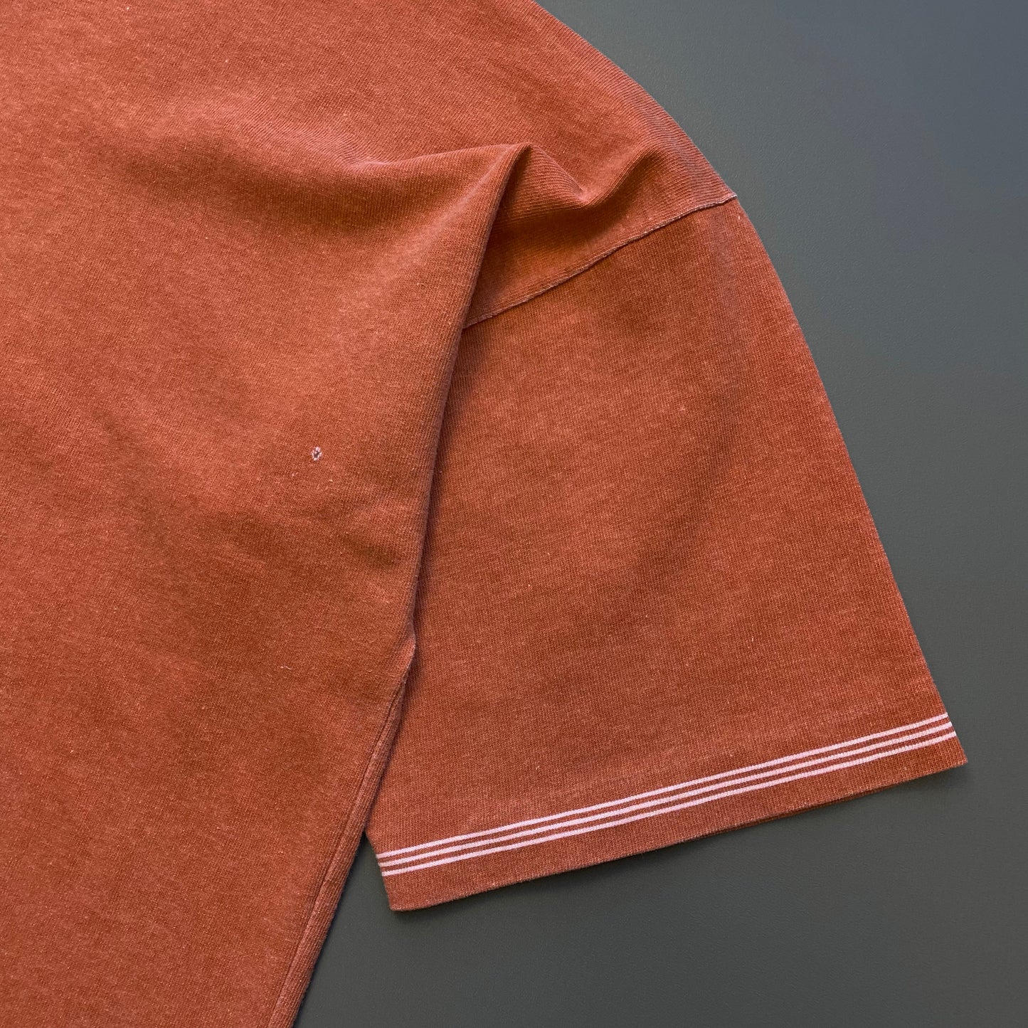 Stone Island Burnt Orange 80s Marina Spellout T-Shirt
