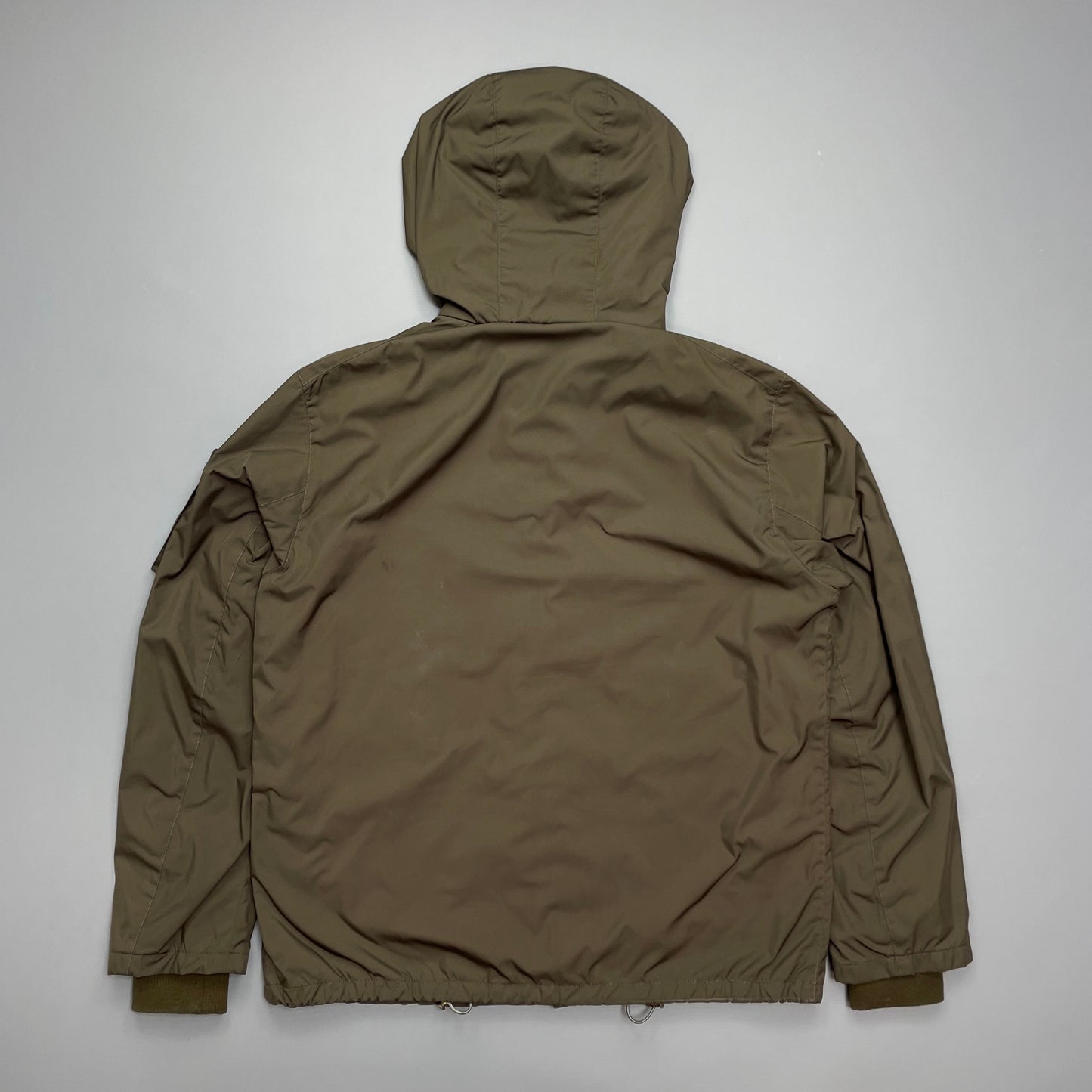 Prada Sport Brown Nylon Hooded 2008 Jacket