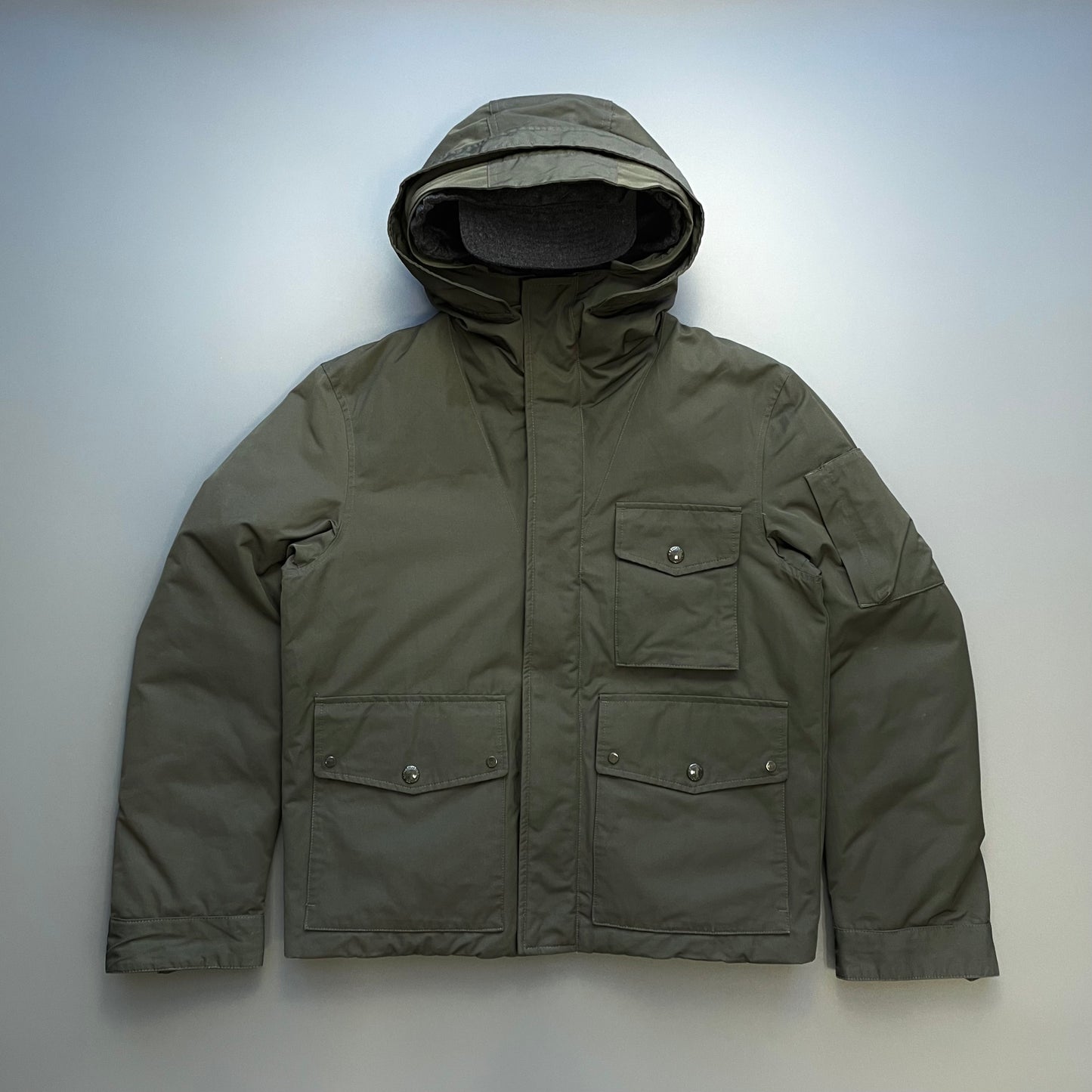 C.P. Company Khaki Green Down-Padded Hooded Jacket