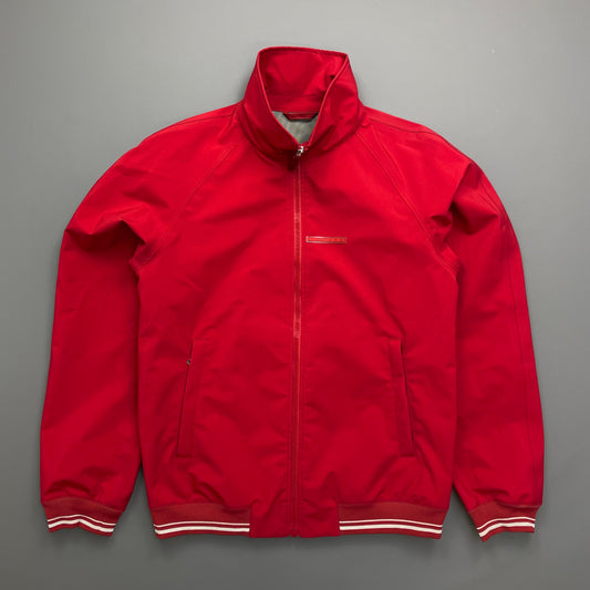 Prada Sport Red waterproof Lightweight Harrington Windbreaker Jacket