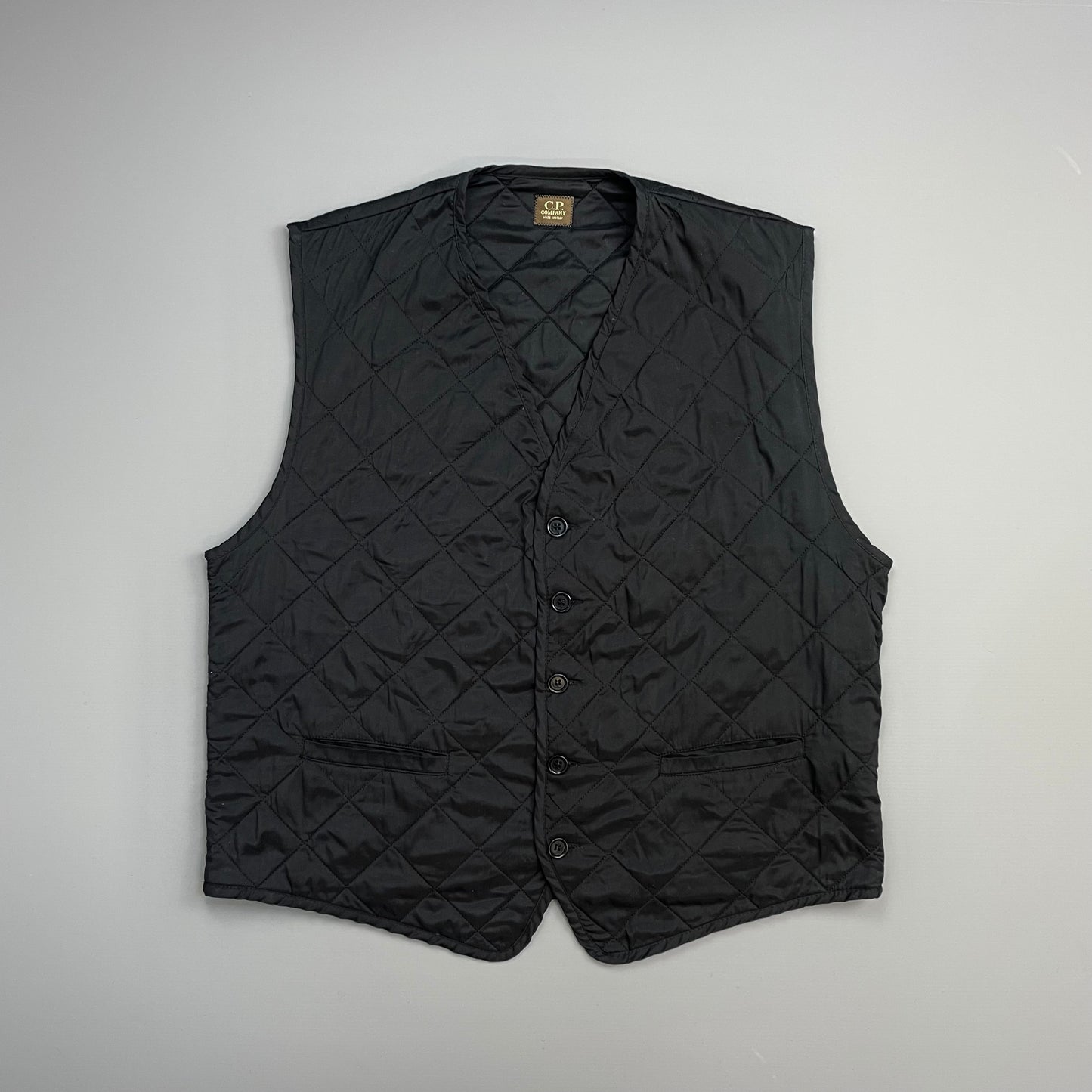 C.P. Company Black AW96 Lightweight Quilted Gilet Vest