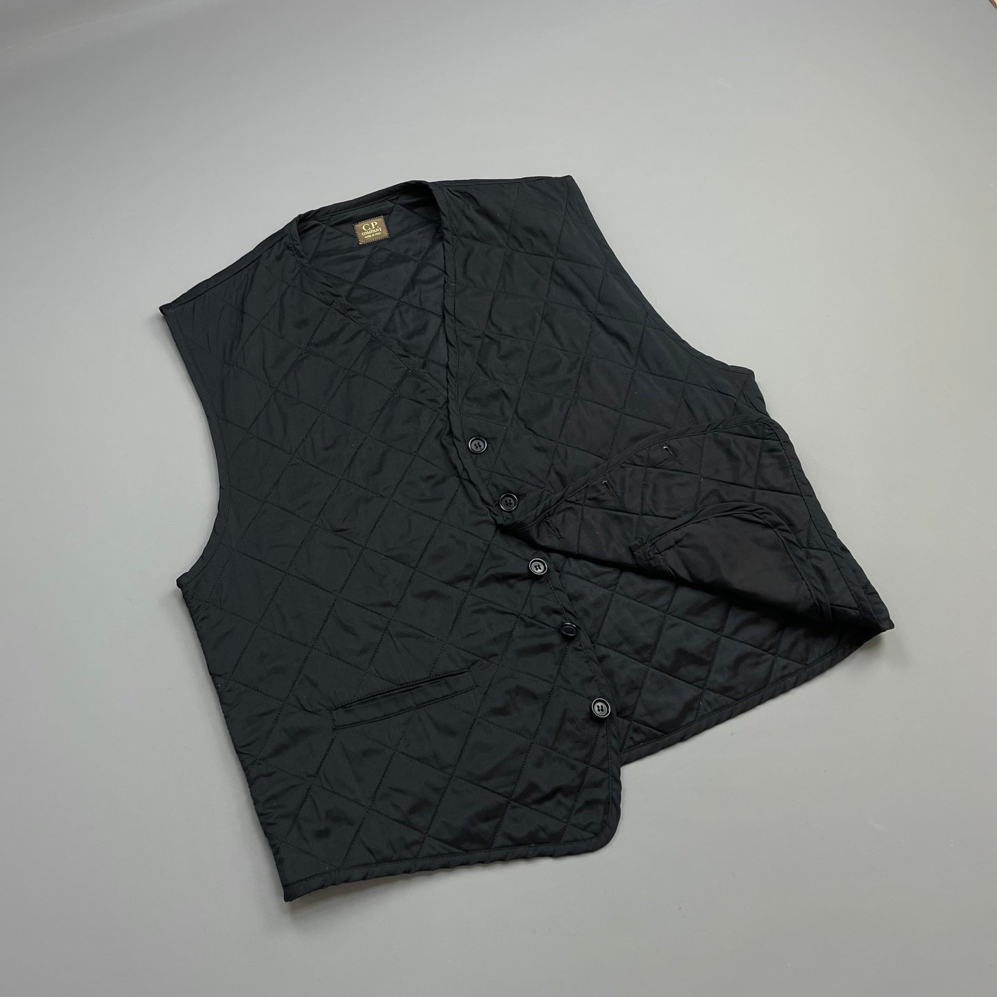 C.P. Company Black AW96 Lightweight Quilted Gilet Vest