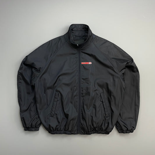 Prada Sport Navy 2000 Nylon '1000 Miglia' Fleece-Lined Bomber Jacket