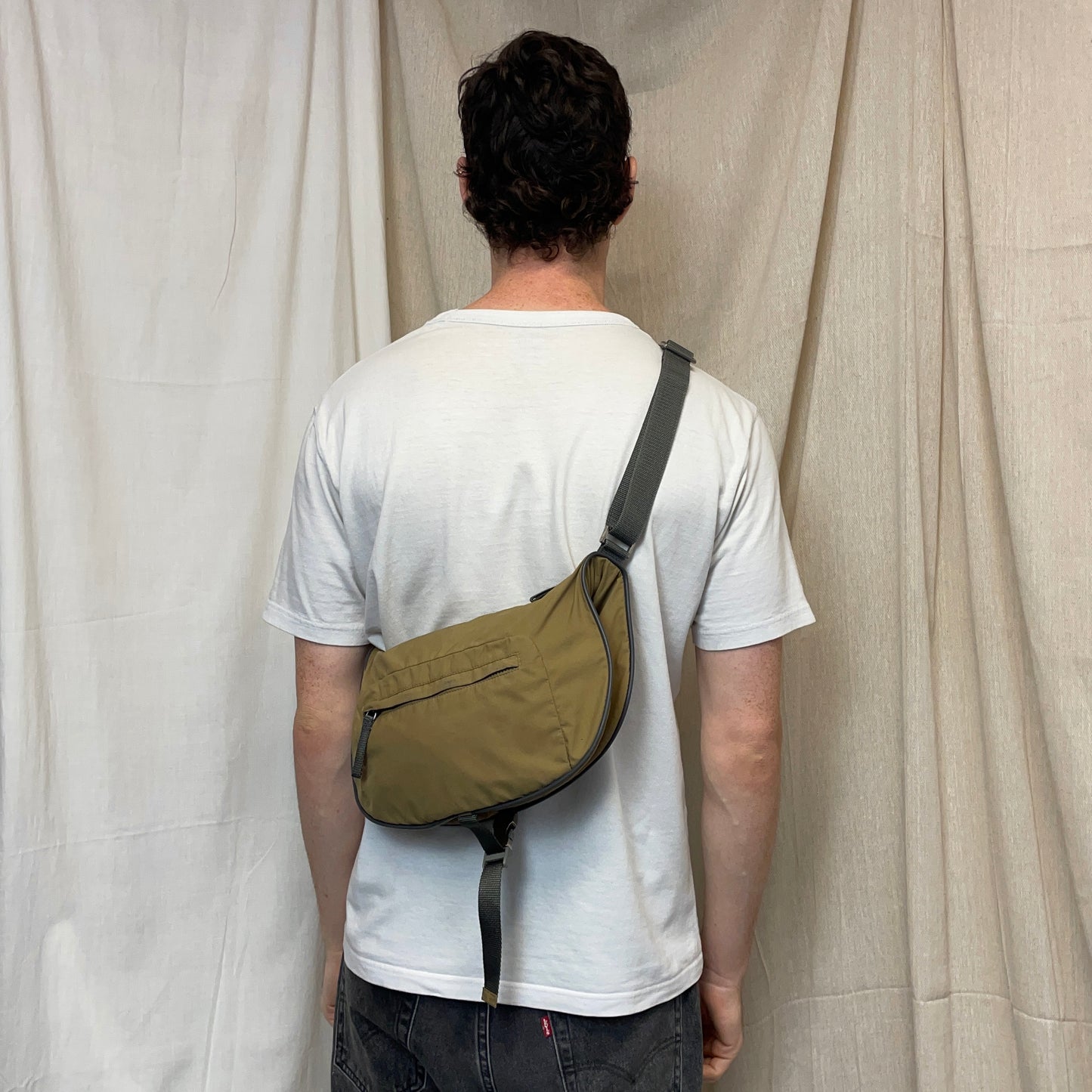 Prada Sport Tan 00s Convertible Crossbody Bag